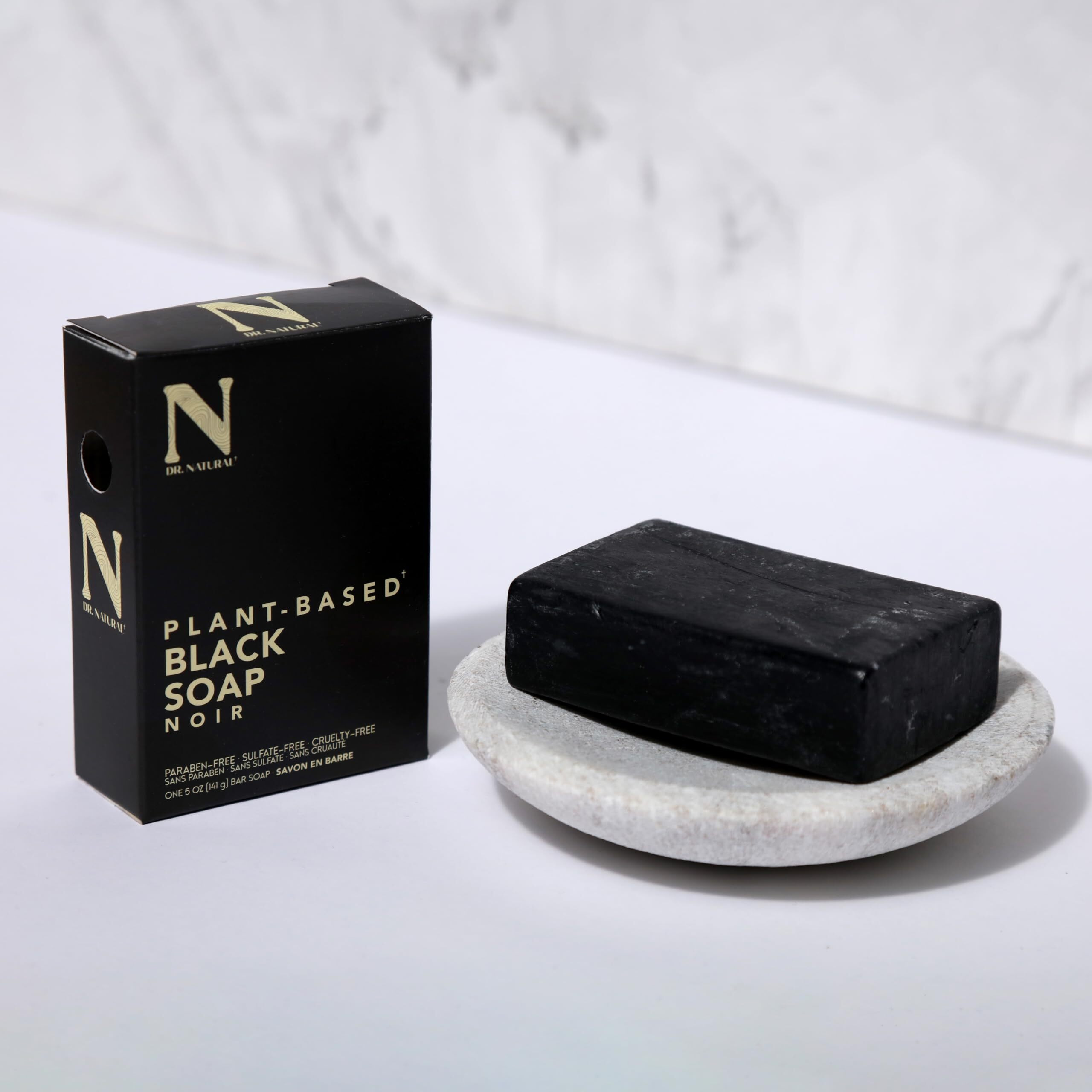 Bar Soap - Black by Dr. Natural for Unisex - 5 oz Soap