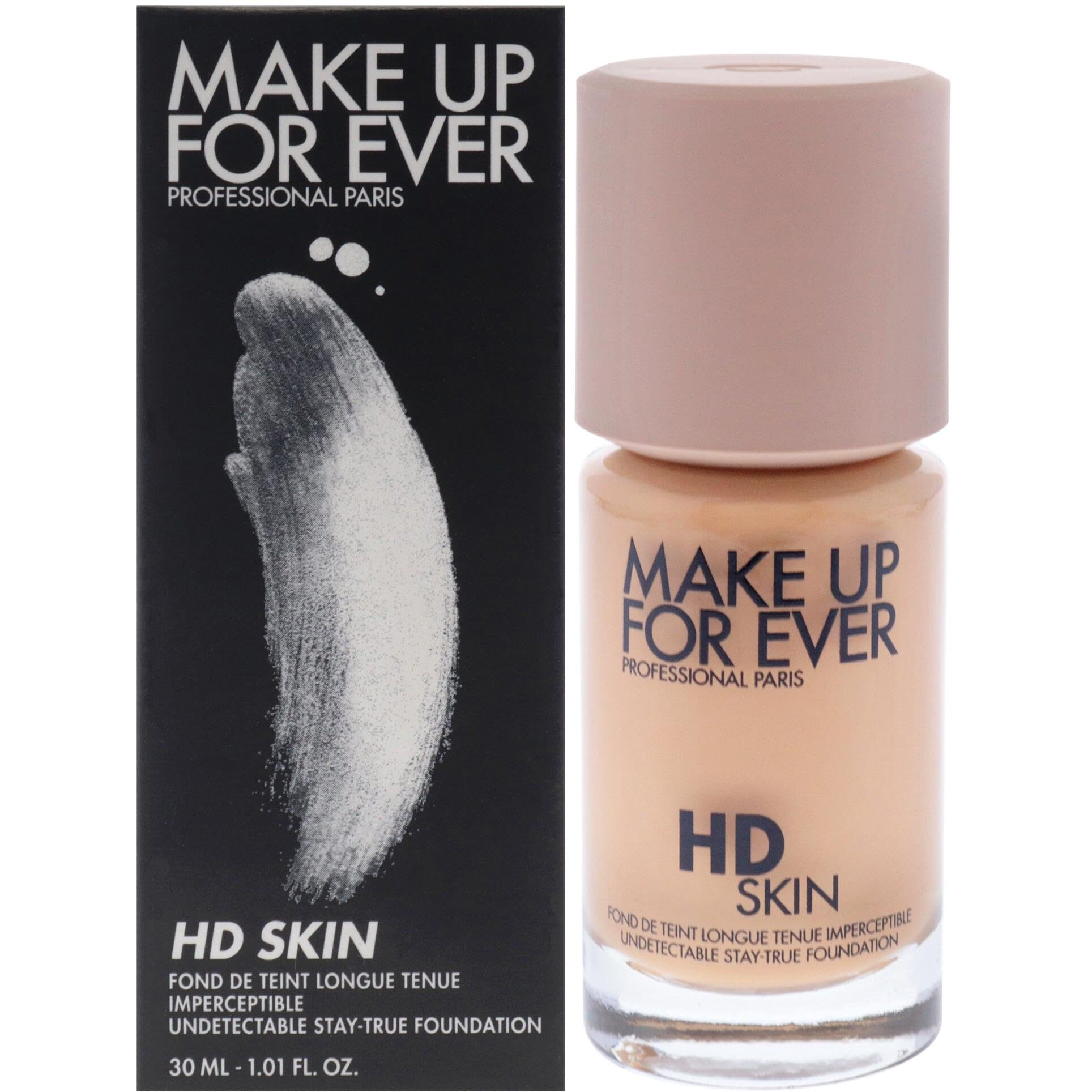 HD Skin Undetectable Stay-True Foundation - 3Y40 Warm Amber by Make Up For Ever for Women - 1.01 oz Foundation