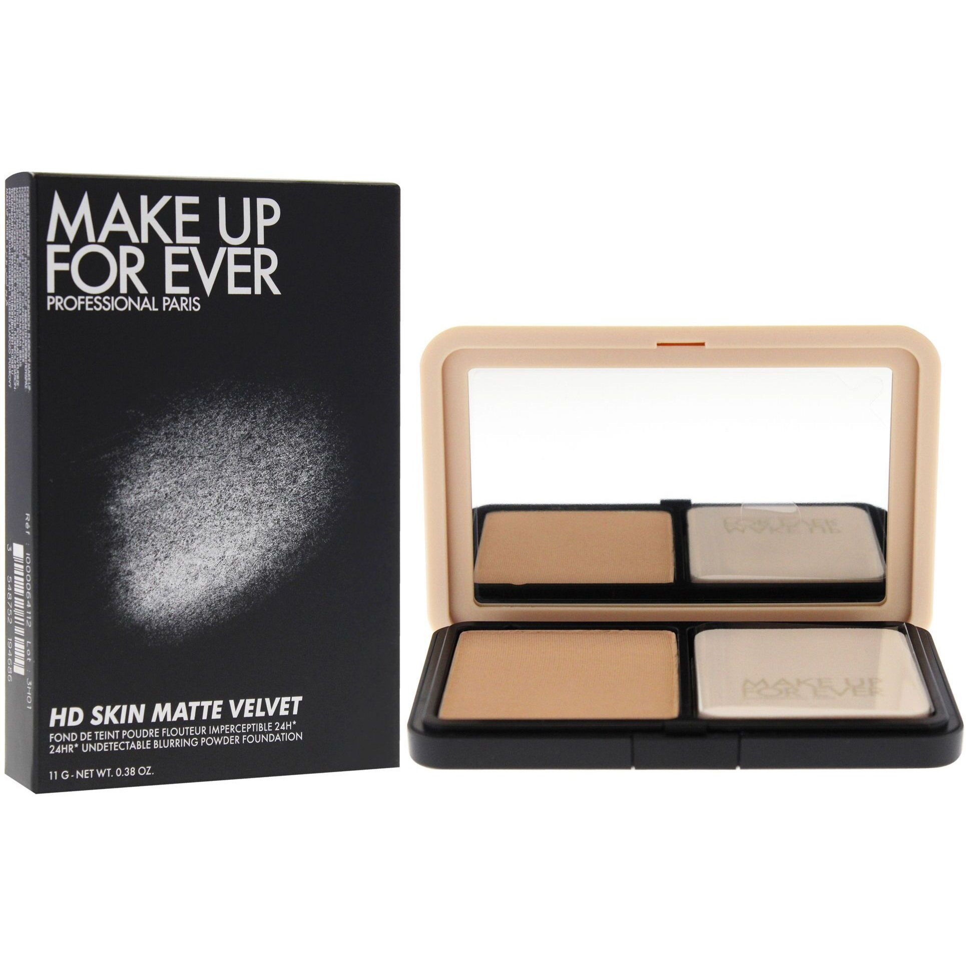 HD Skin Matte Velvet Powder Foundation - 1R12 Cool Ivory by Make Up For Ever for Women - 0.38 oz Foundation