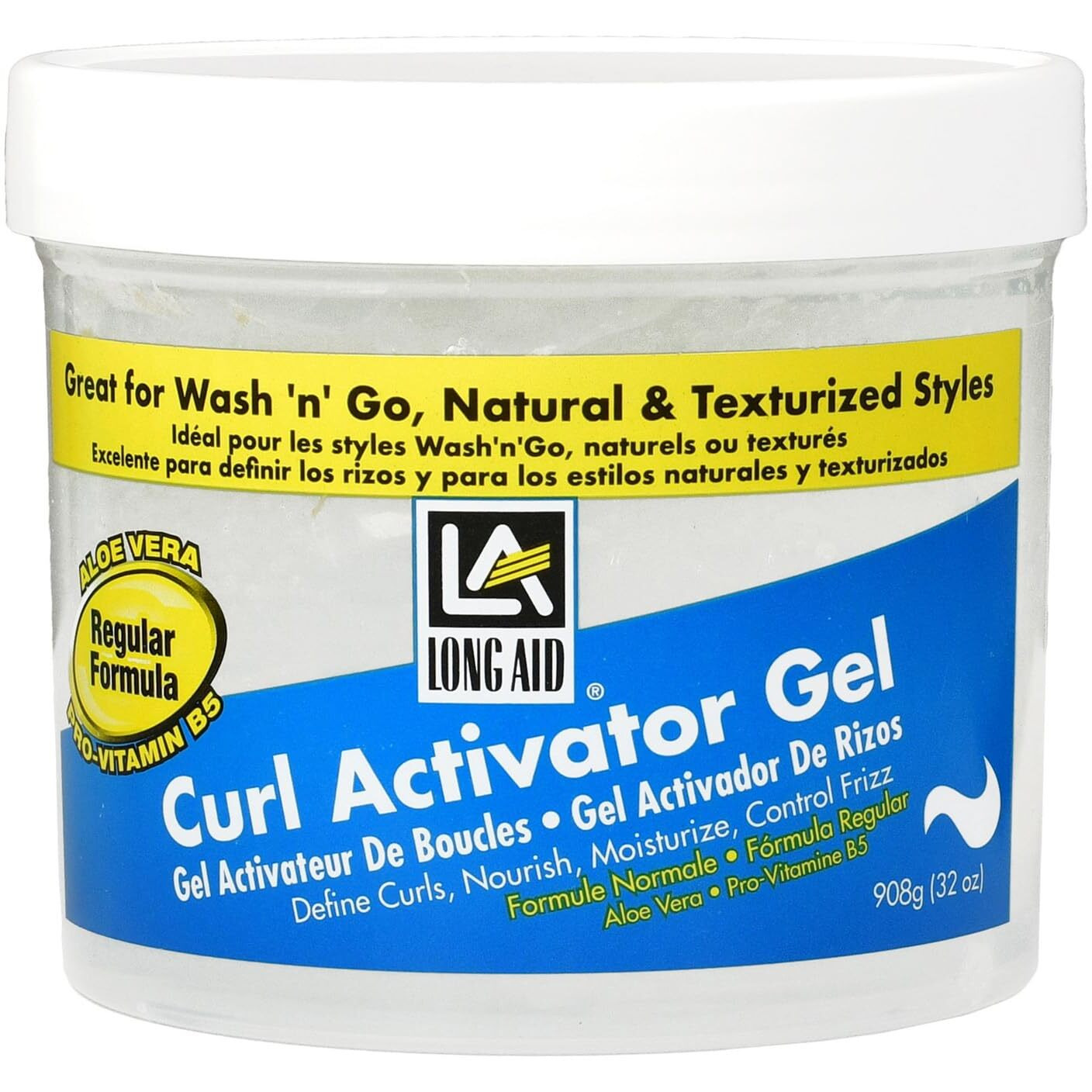 Long-Aid Curl Activator Gel by Ampro for Women - 32 oz Gel