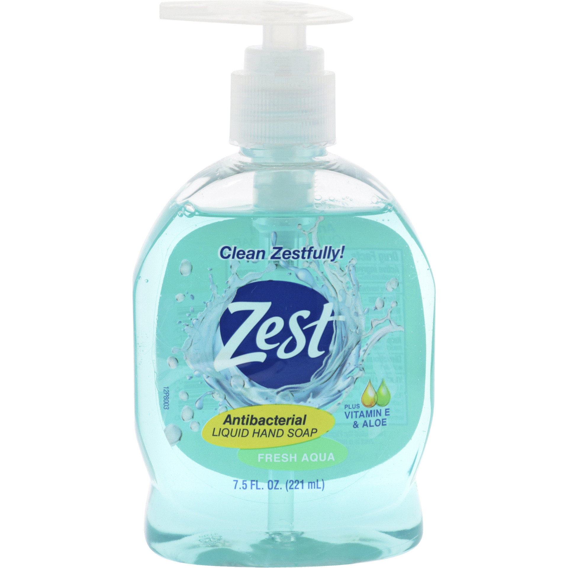 Antibacterial Liquid Hand Soap - Fresh Aqua by Zest for Unisex - 7.5 oz Soap