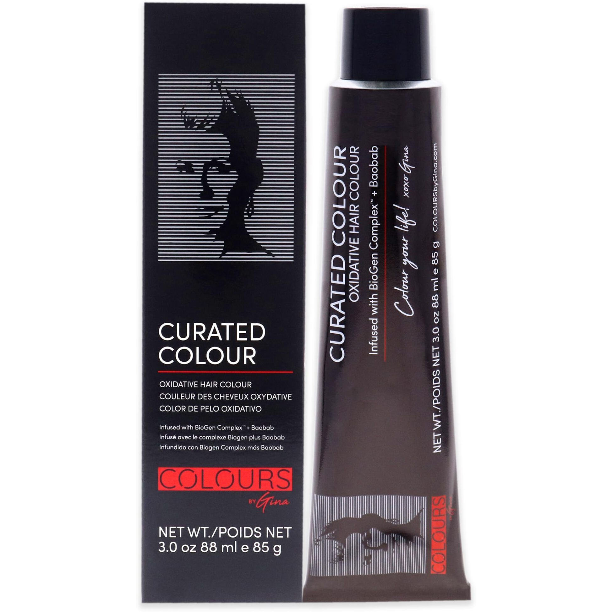 Curated Colour - 7.35-7GM Golden Mahogany Blonde by Colours By Gina for Unisex - 3 oz Hair Color