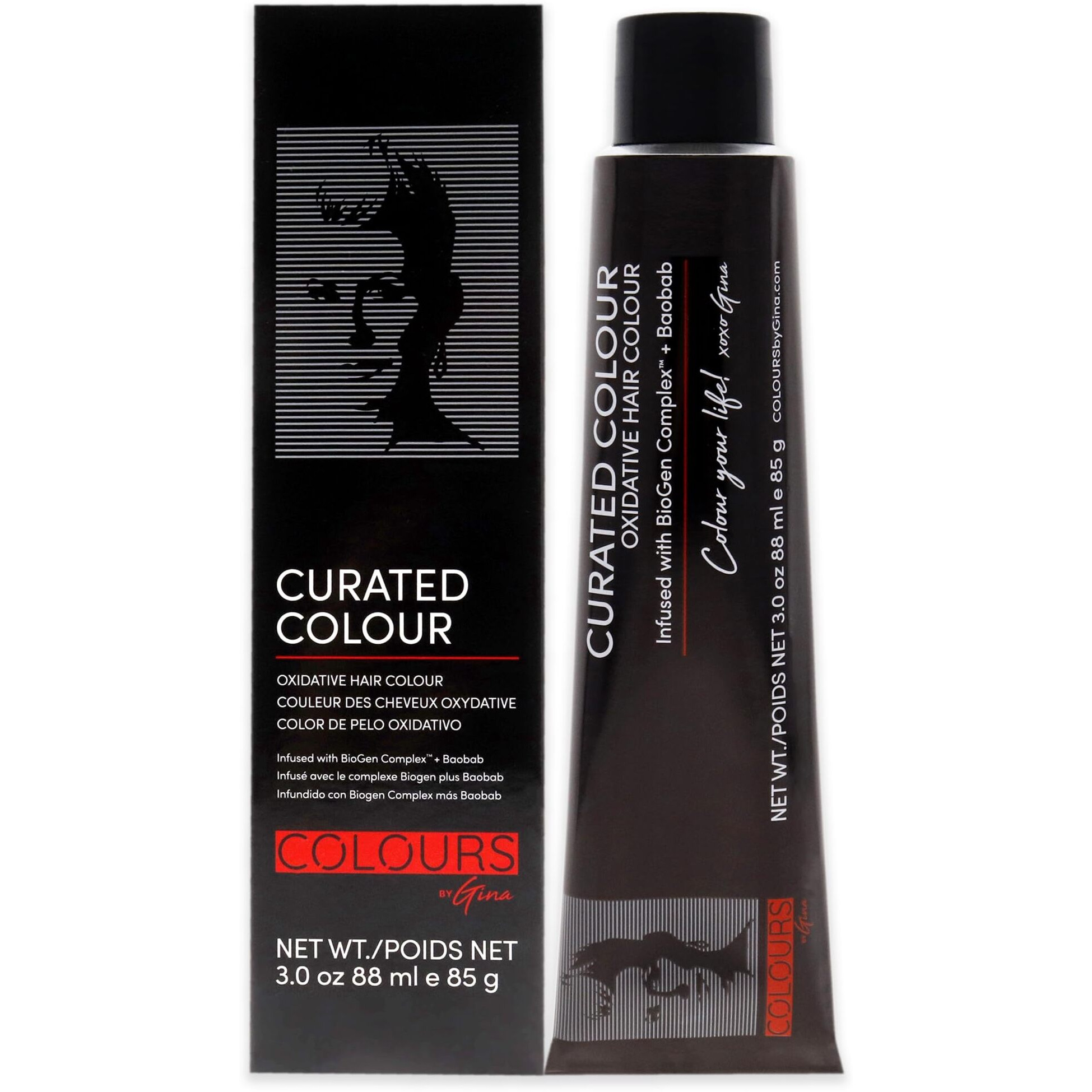 Curated Colour - 9.1-9B Very Light Cool Blonde by Colours By Gina for Unisex - 3 oz Hair Color