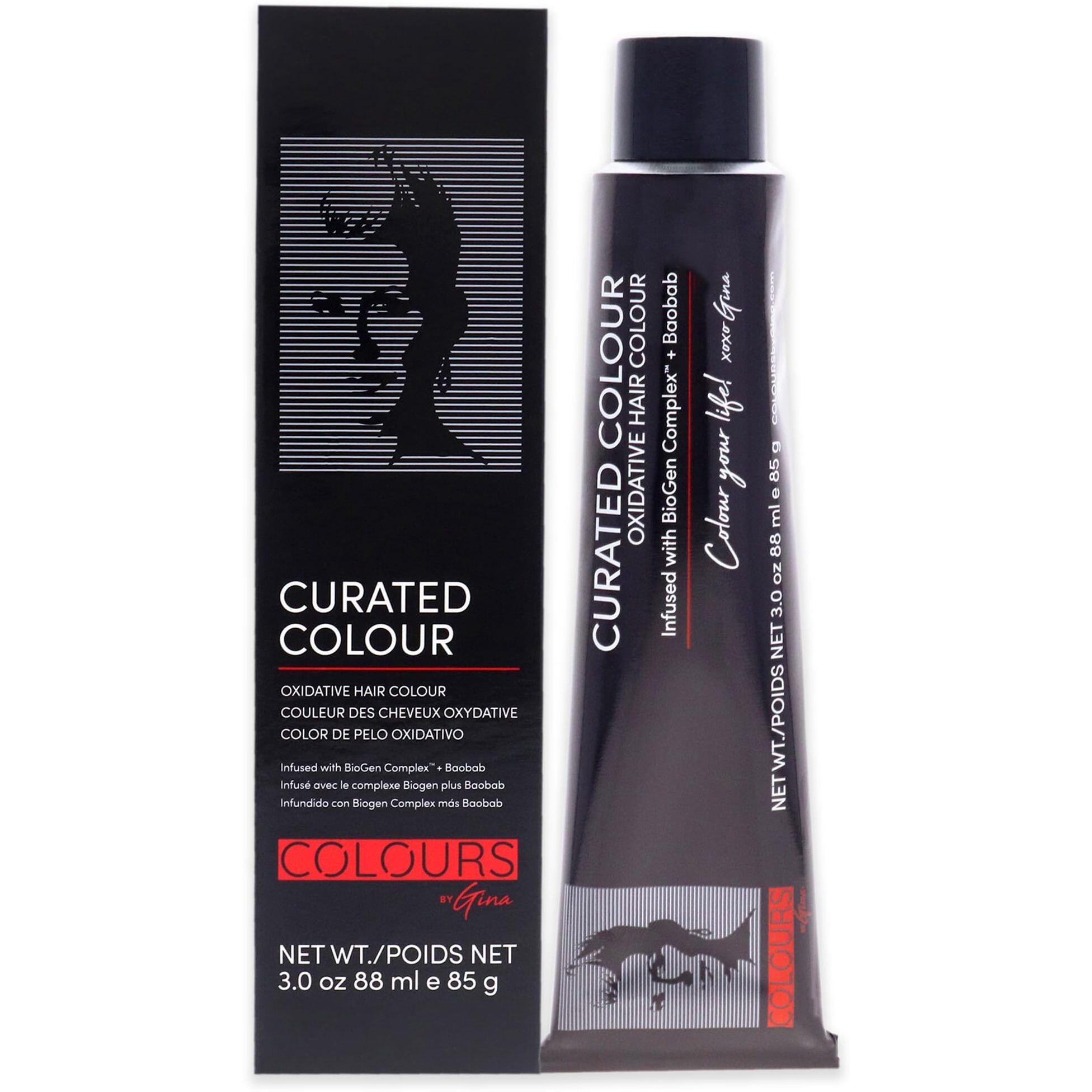 Curated Colour - 4.77-4W Deep Warm Brown by Colours By Gina for Unisex - 3 oz Hair Color