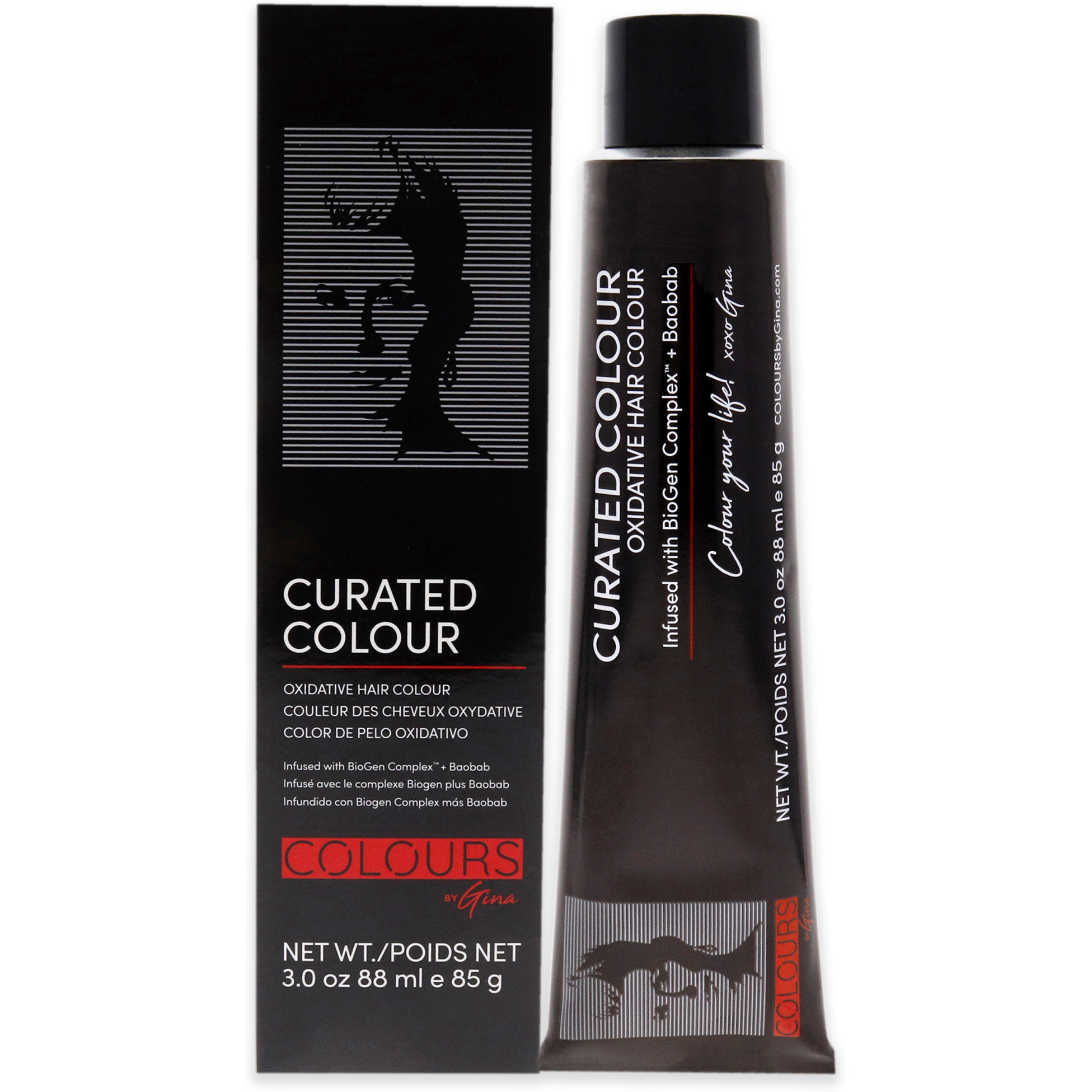 Curated Colour - 3.11-3BB Dark Cool Brown by Colours By Gina for Unisex - 3 oz Hair Color