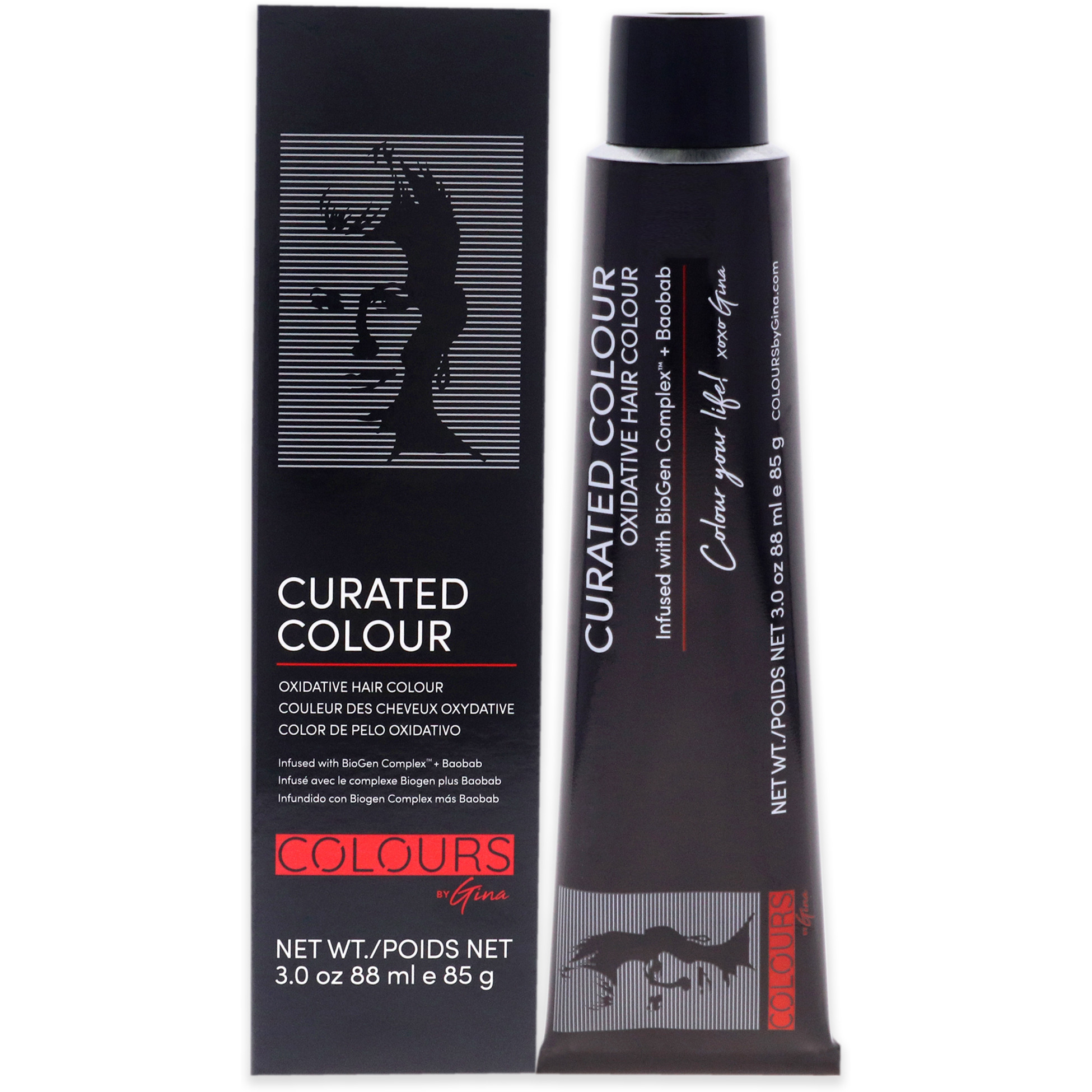 Curated Colour - 6.6-6R Dark Reddish Blonde by Colours By Gina for Unisex - 3 oz Hair Color