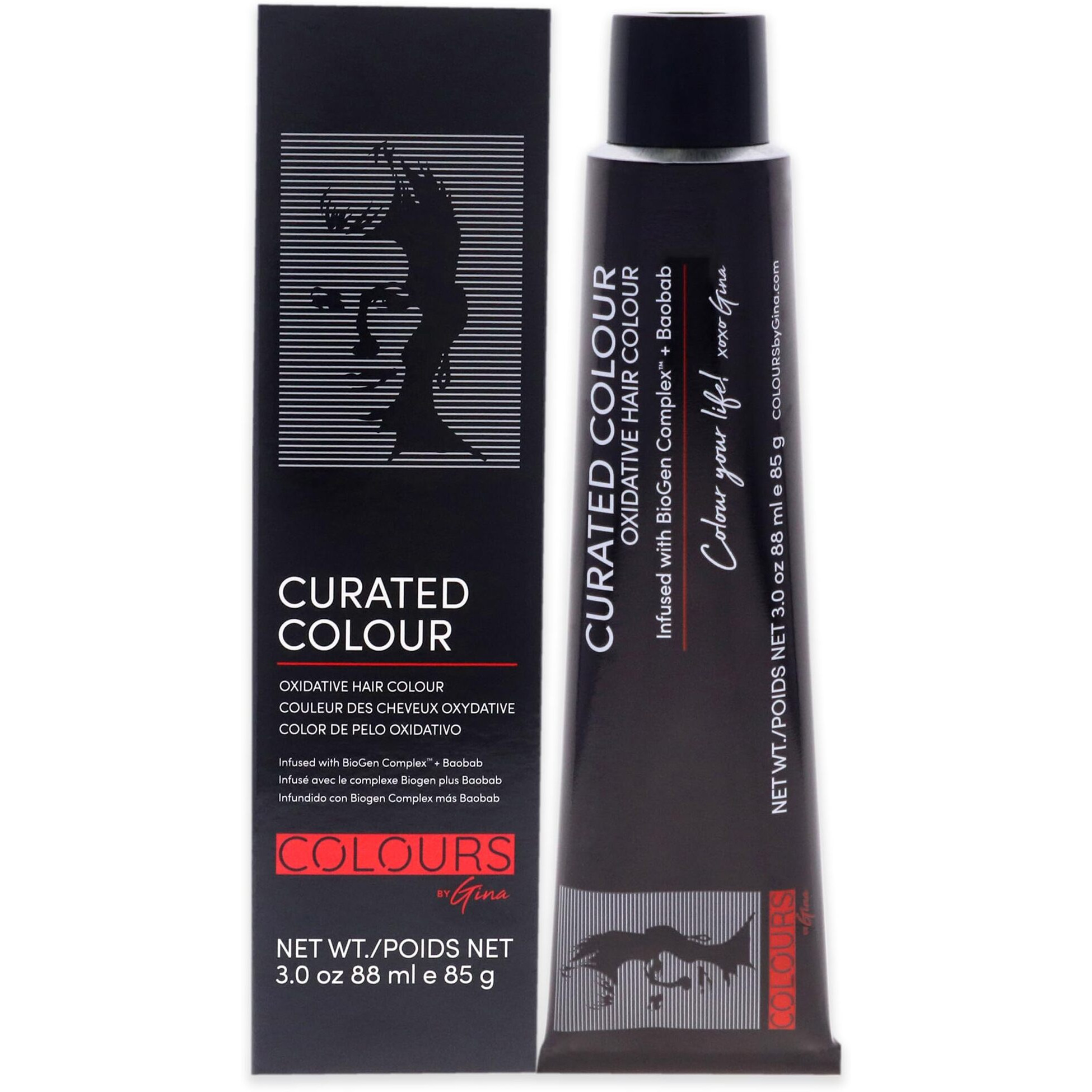 Curated Colour - 6.6-6R Dark Reddish Blonde by Colours By Gina for Unisex - 3 oz Hair Color