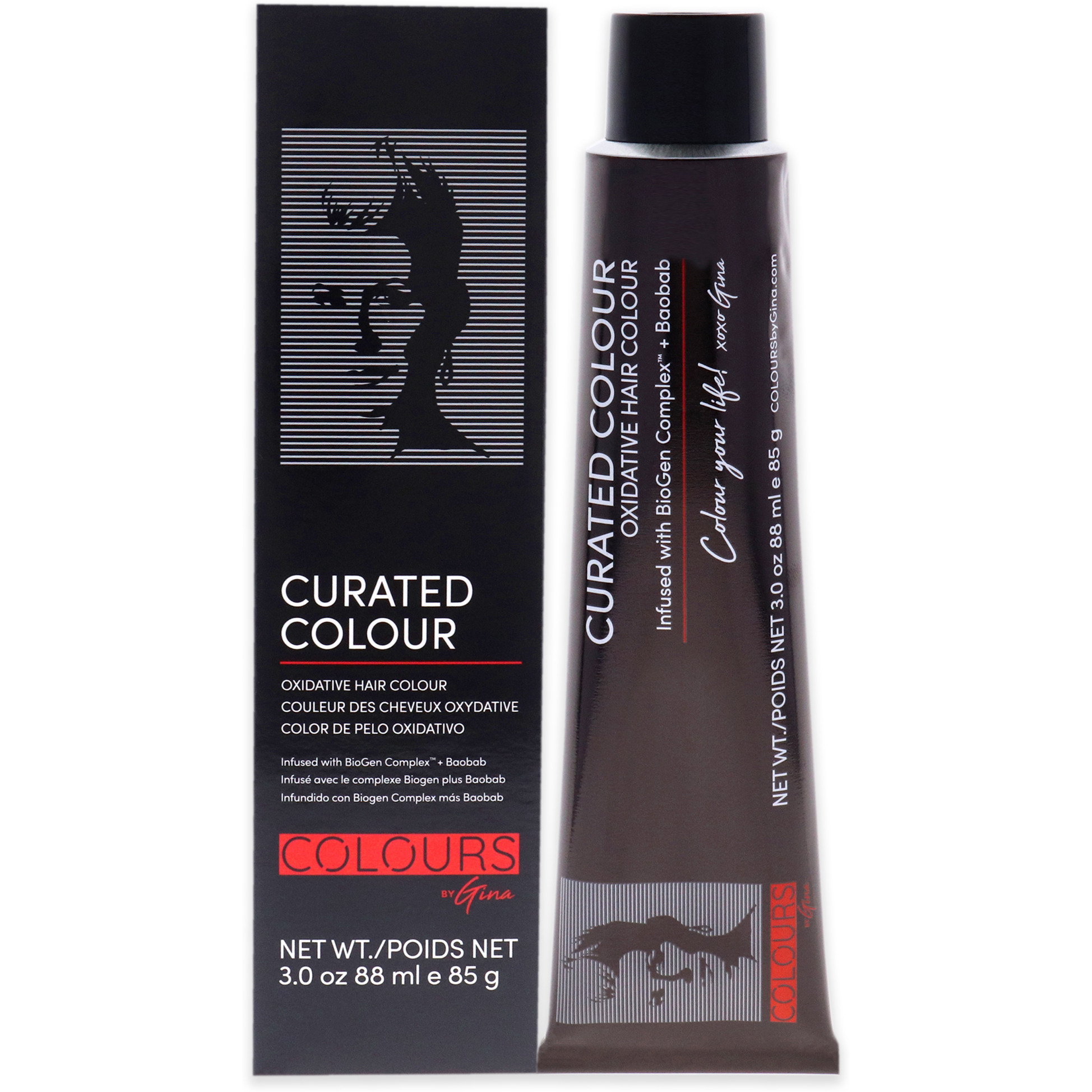 Curated Colour - 6.4-6C Dark Copper Blonde by Colours By Gina for Unisex - 3 oz Hair Color