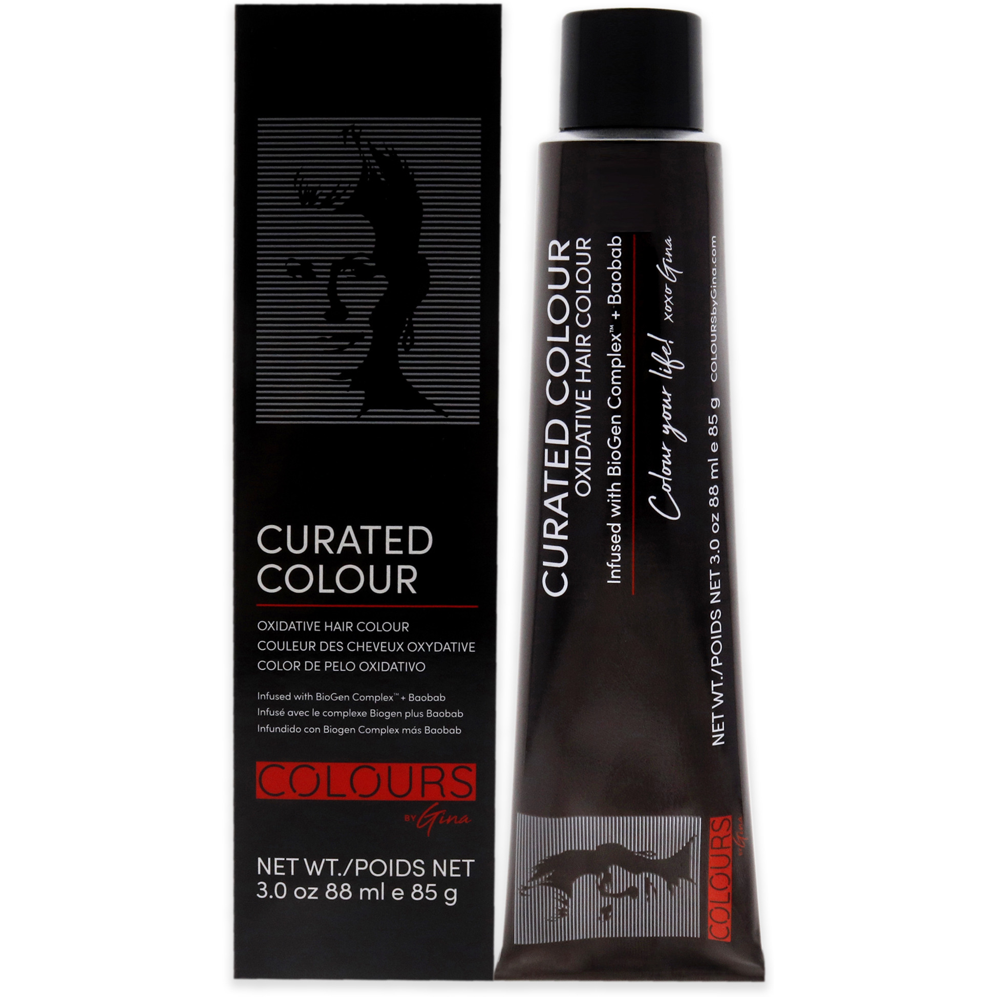 Curated Colour - 4.11-4BB Cool Brown by Colours By Gina for Unisex - 3 oz Hair Color