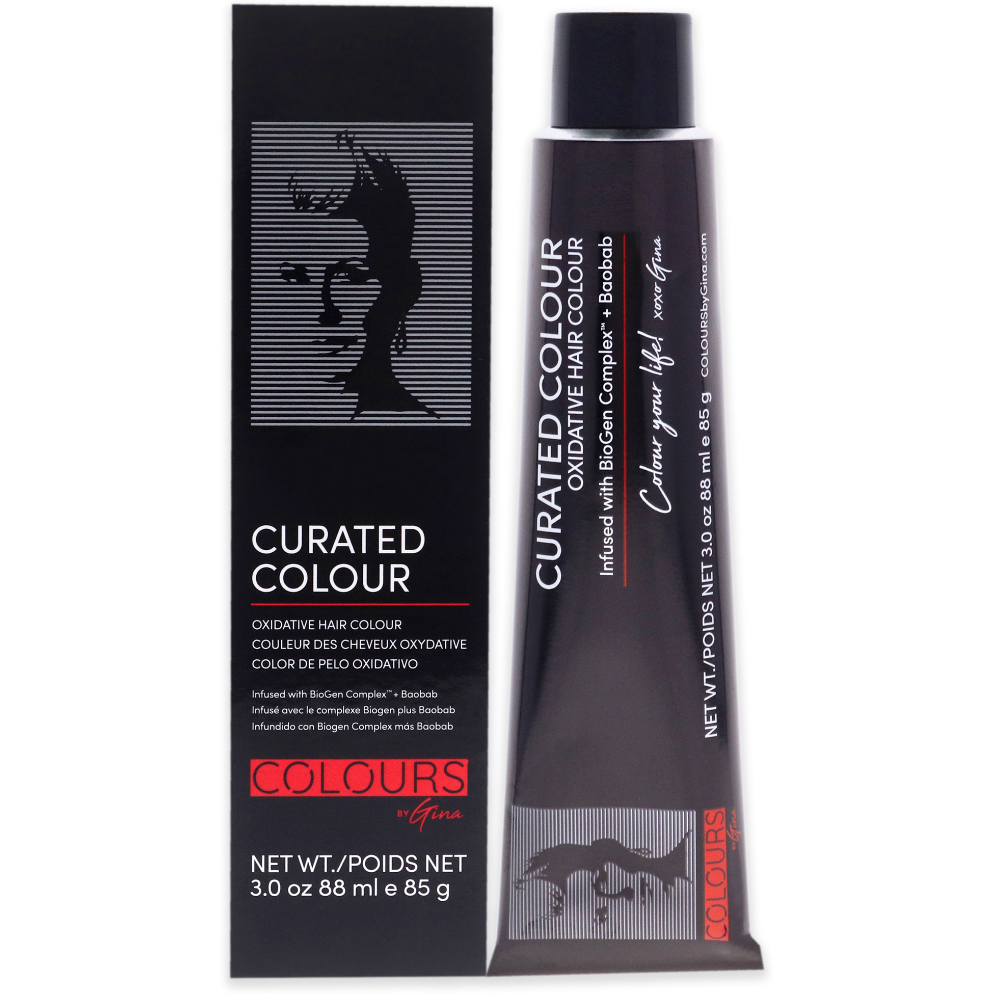 Curated Colour - 1.11-1BB Deepest Black by Colours By Gina for Unisex - 3 oz Hair Color