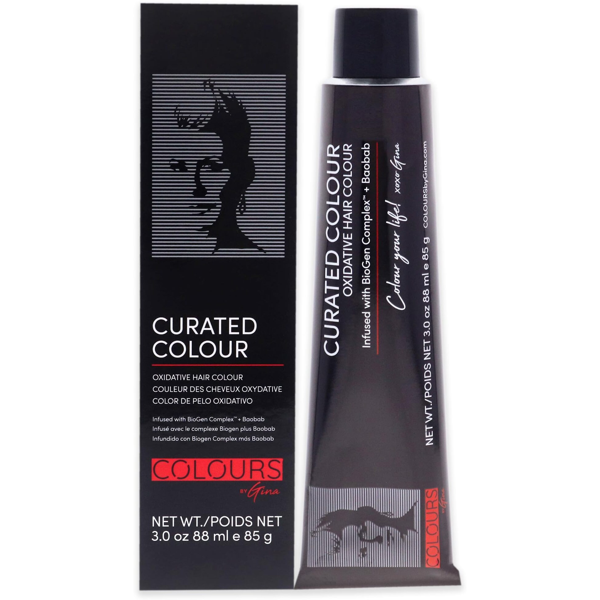 Curated Colour - 1.11-1BB Deepest Black by Colours By Gina for Unisex - 3 oz Hair Color