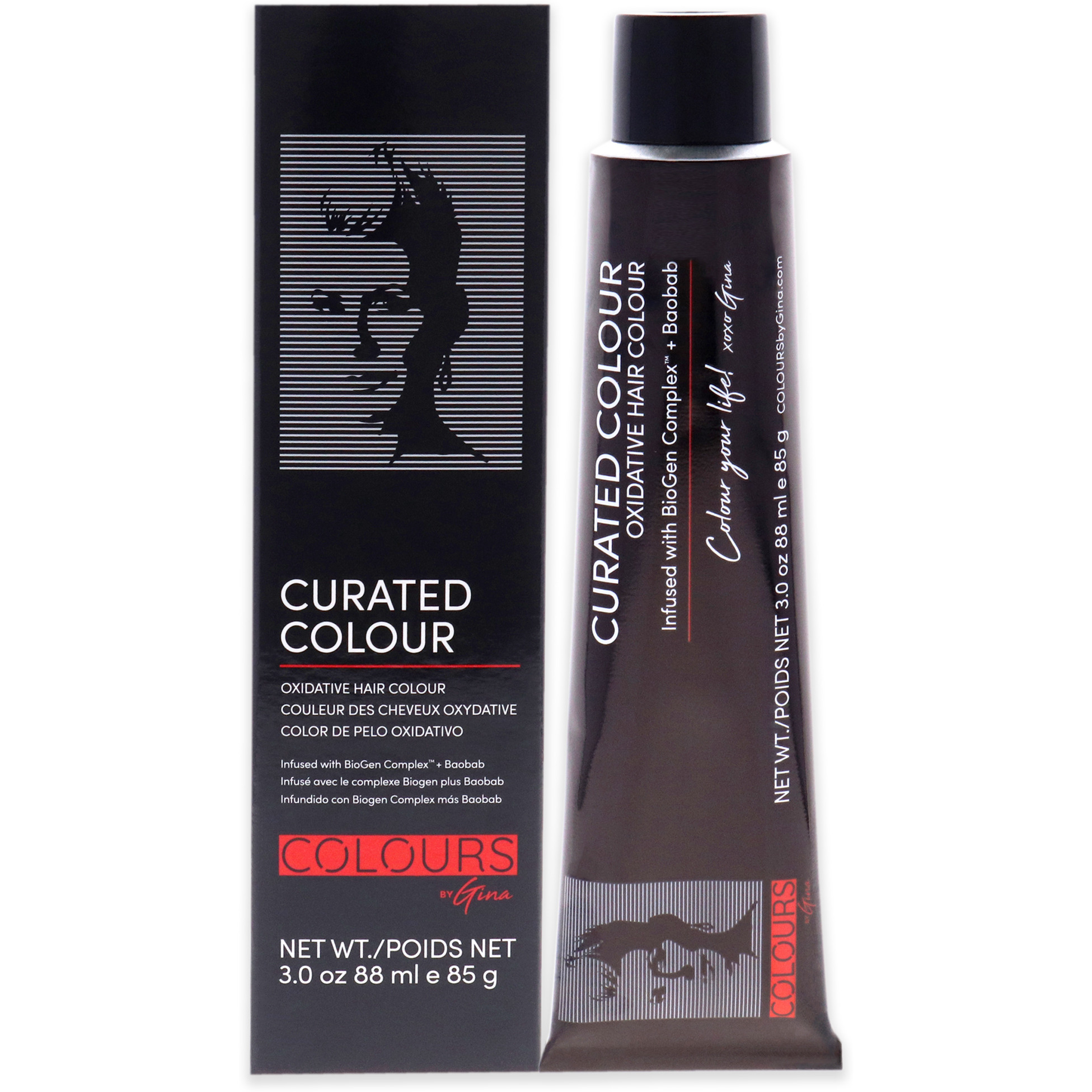 Curated Colour - 7.4-7C Copper Blonde by Colours By Gina for Unisex - 3 oz Hair Color