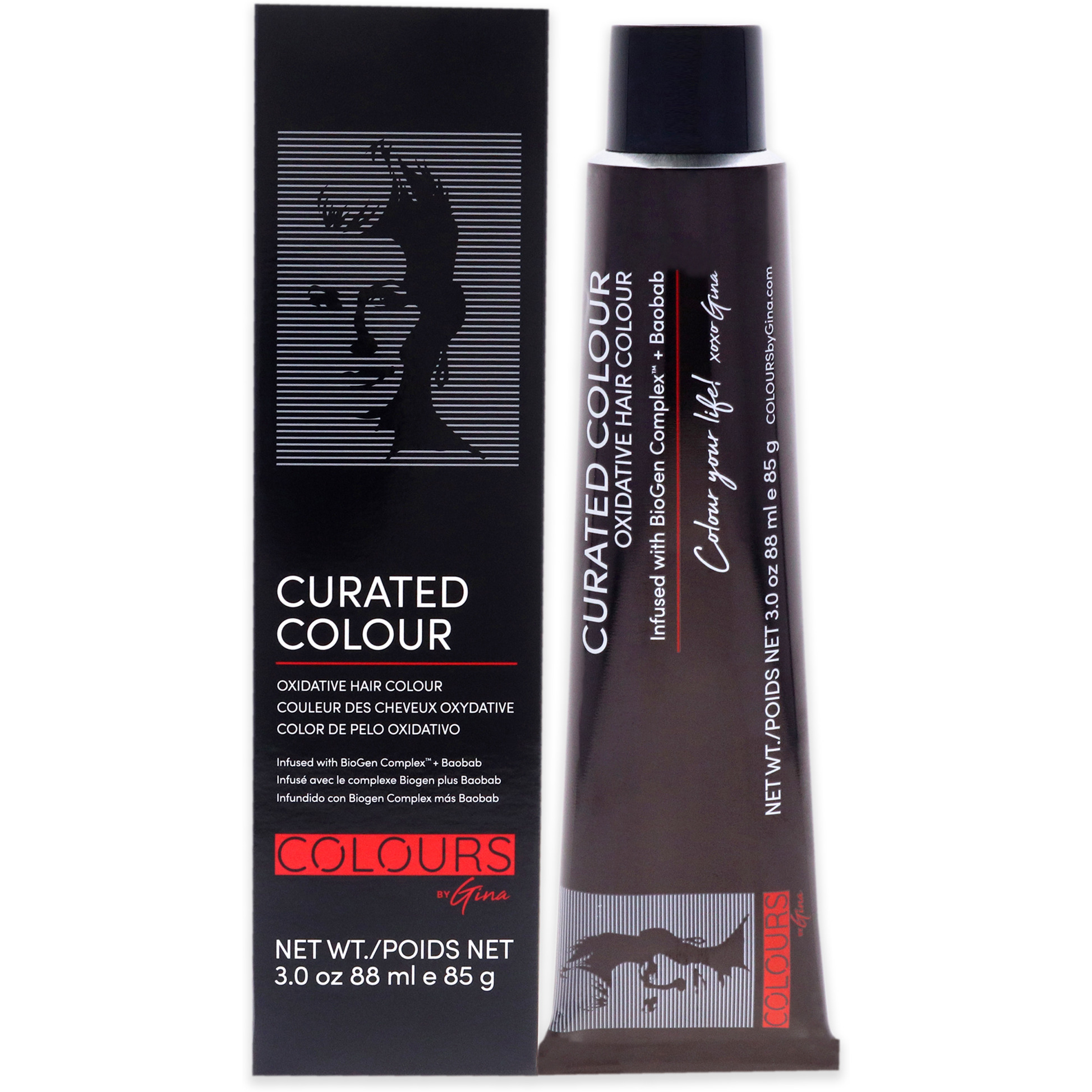 Curated Colour - 7.0-7N Natural Blonde by Colours By Gina for Unisex - 3 oz Hair Color