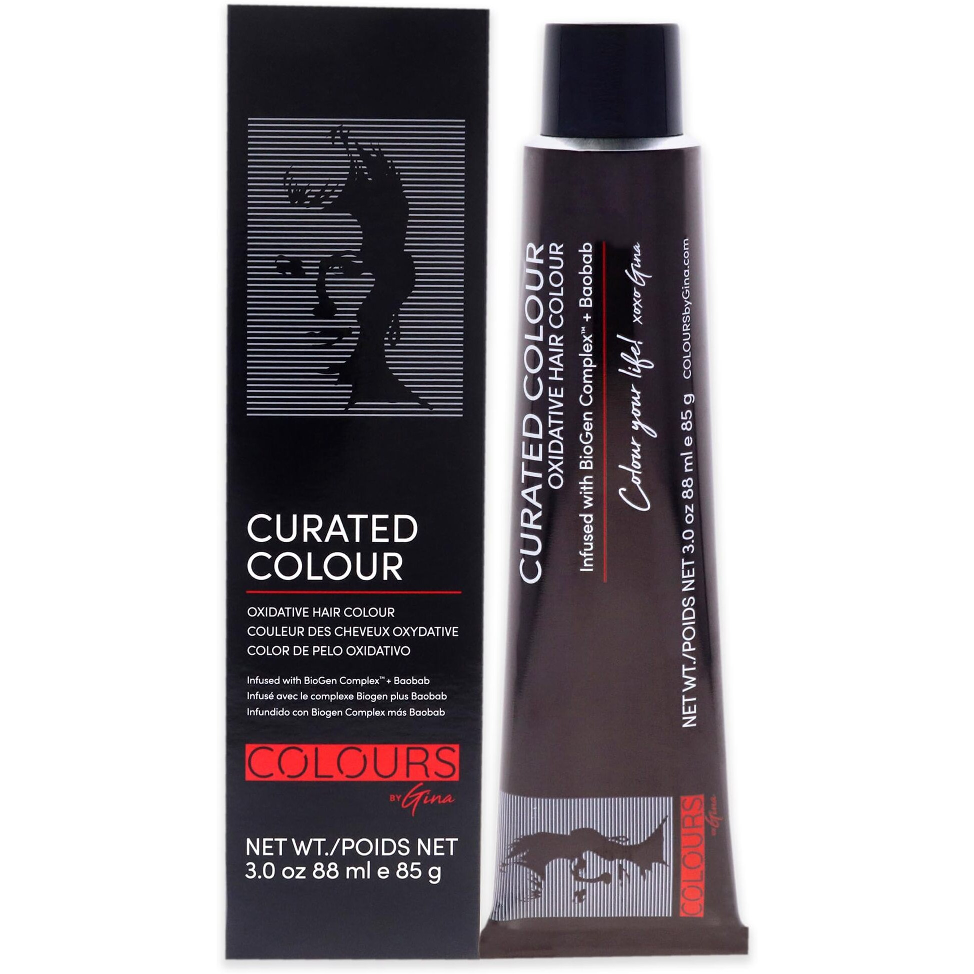 Curated Colour - 7.0-7N Natural Blonde by Colours By Gina for Unisex - 3 oz Hair Color