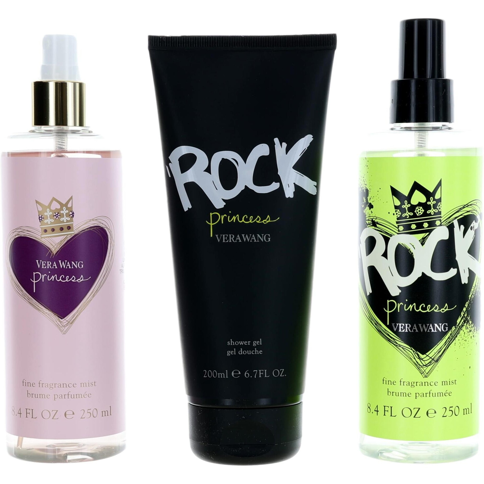 Vera Wang Rock Princess by Vera Wang, 3 Piece Gift Set for Women