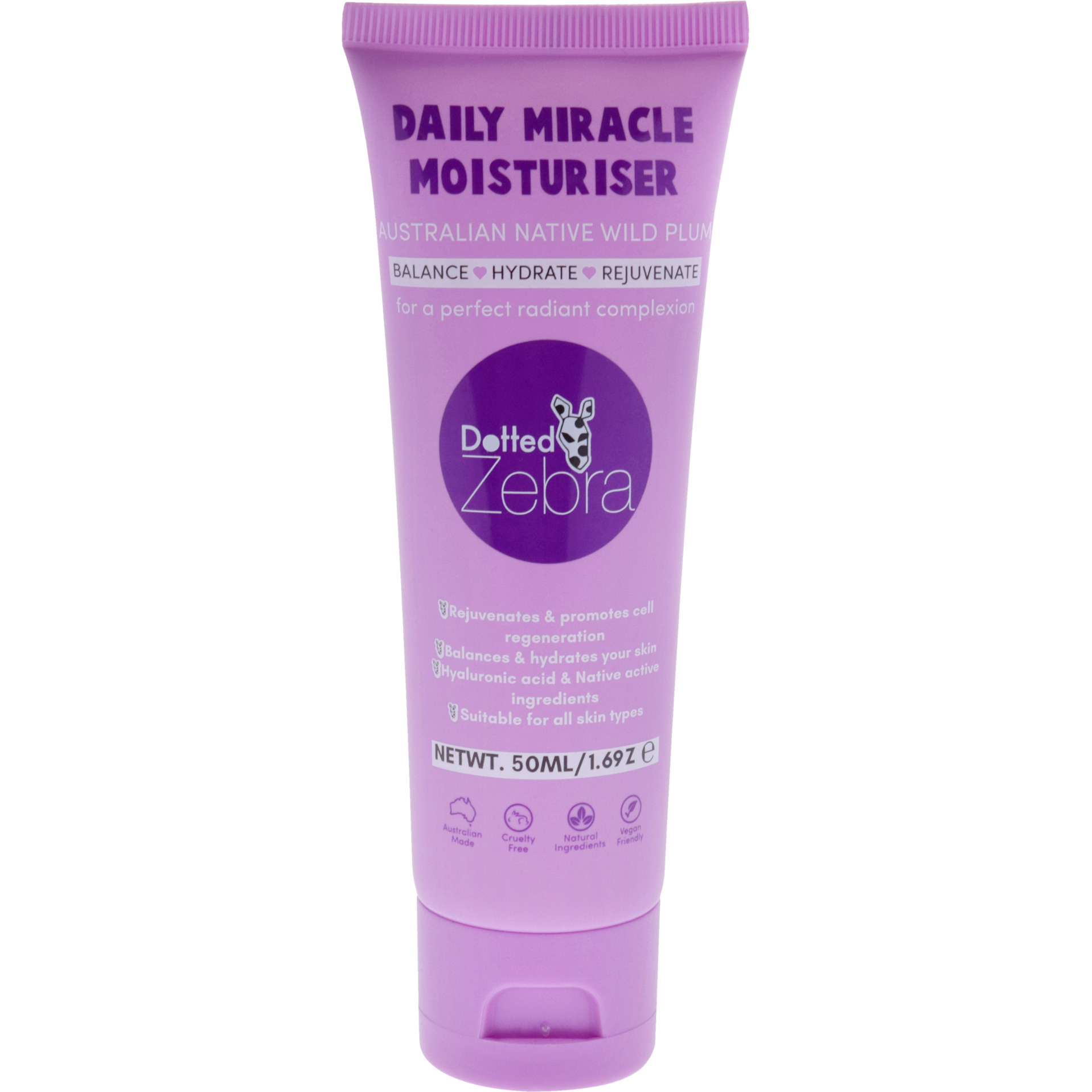 Daily Miracle Moisturizer by Dotted Zebra for Women - 1.69 oz Moisturizer