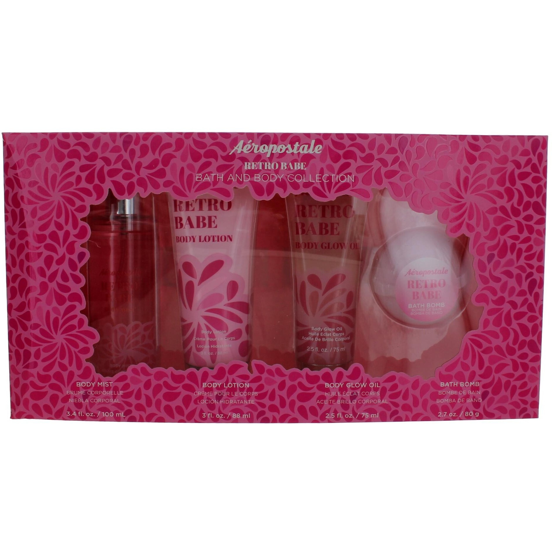 Aeropostale Retro Babe by Aeropostale, 4 Piece Bath and Body Collection