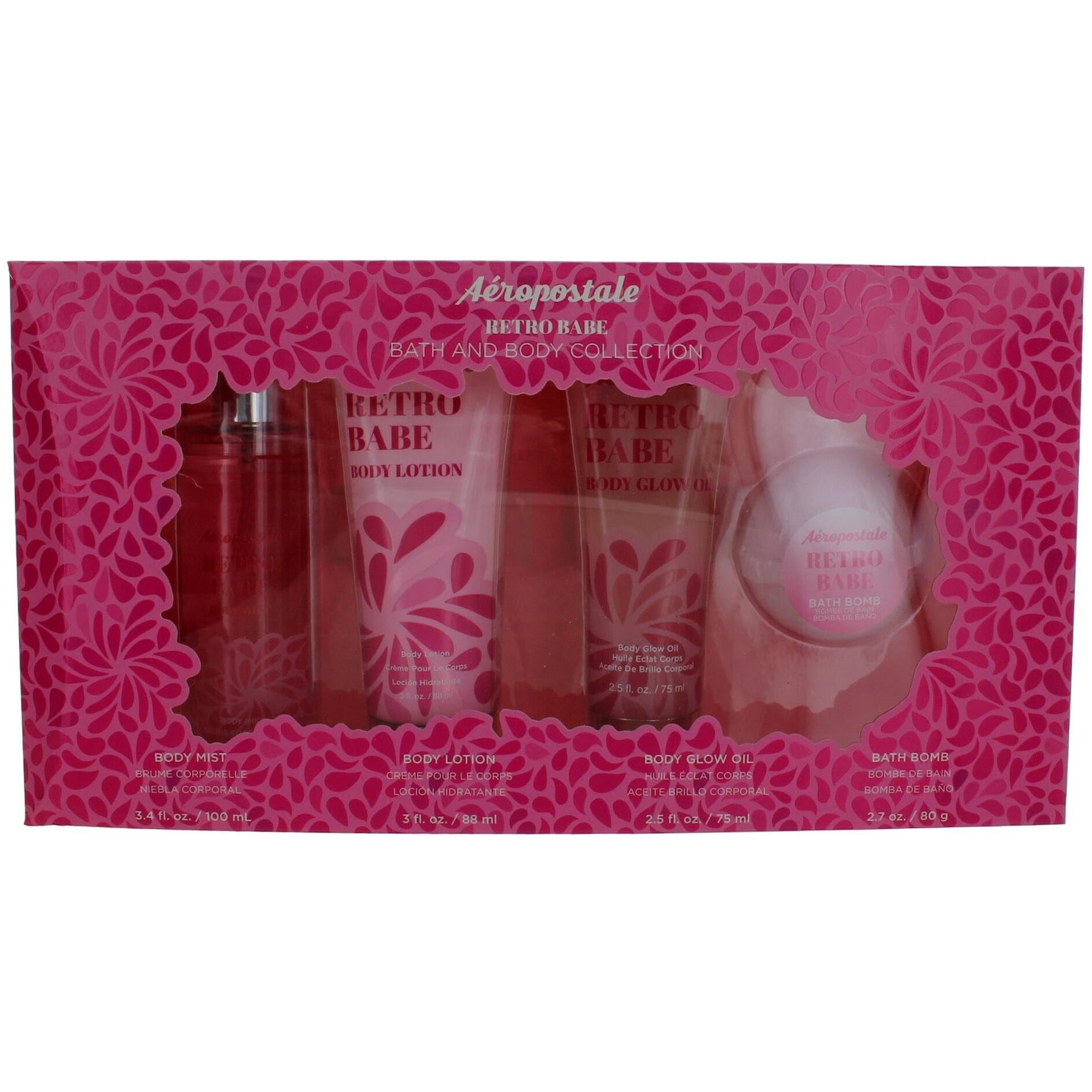 Aeropostale Retro Babe by Aeropostale, 4 Piece Bath and Body Collection