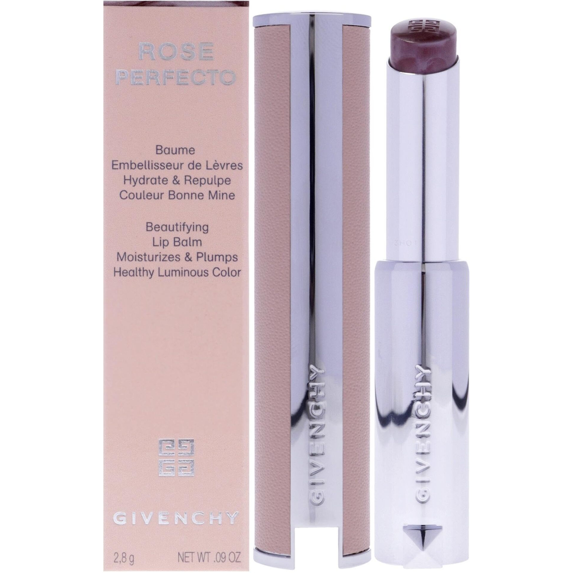 Rose Perfecto Beautifying Lip Balm - 117 Chilling Brown by Givenchy for Women - 0.09 oz Lip Balm