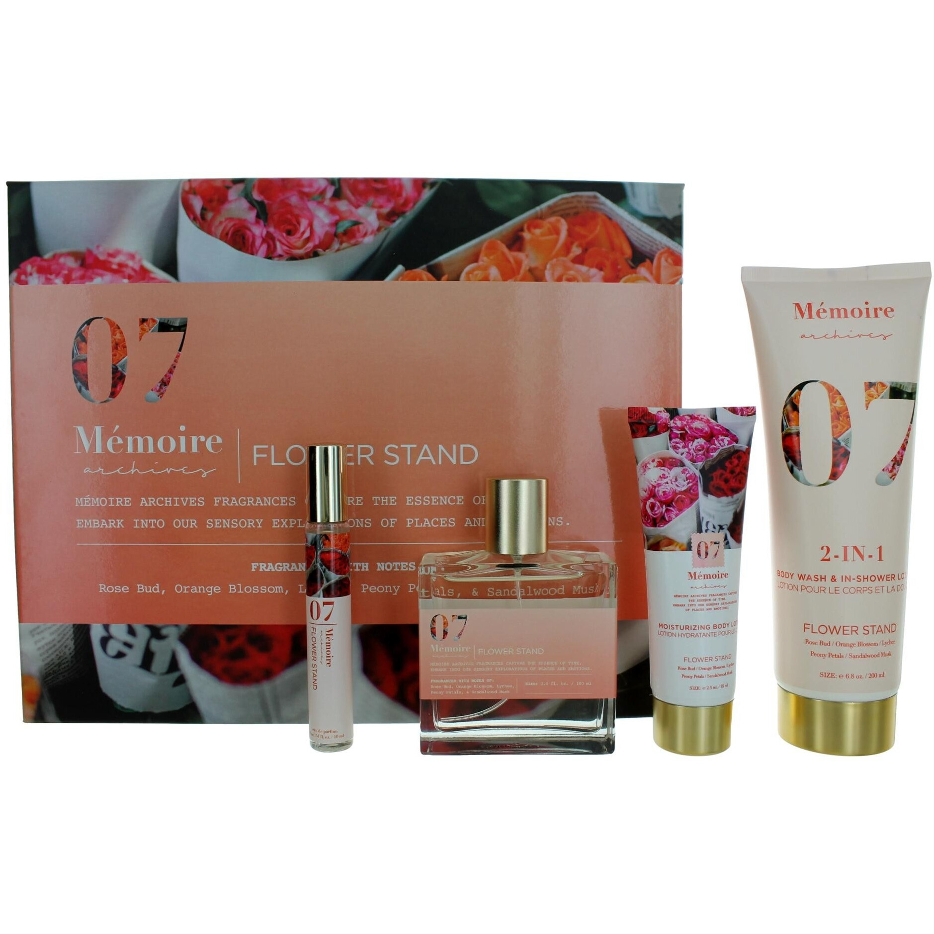Flower Stand by Memoire Archives, 4 Piece Gift Set for Unisex