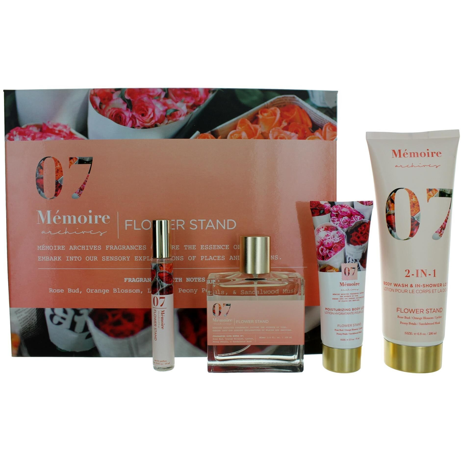 Flower Stand by Memoire Archives, 4 Piece Gift Set for Unisex
