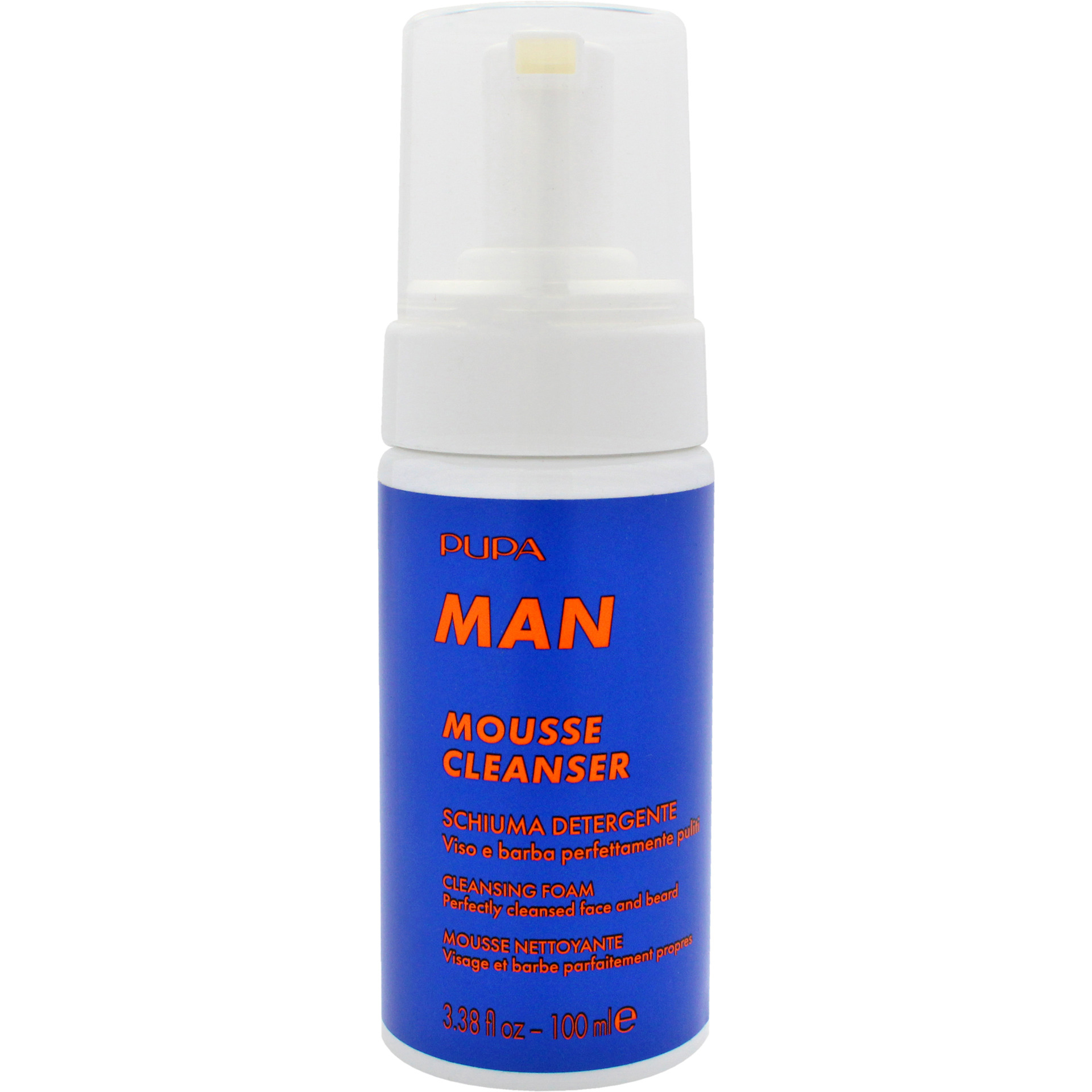 Mousse Cleanser Foam by Pupa Milano for Men - 3.38 oz Foam
