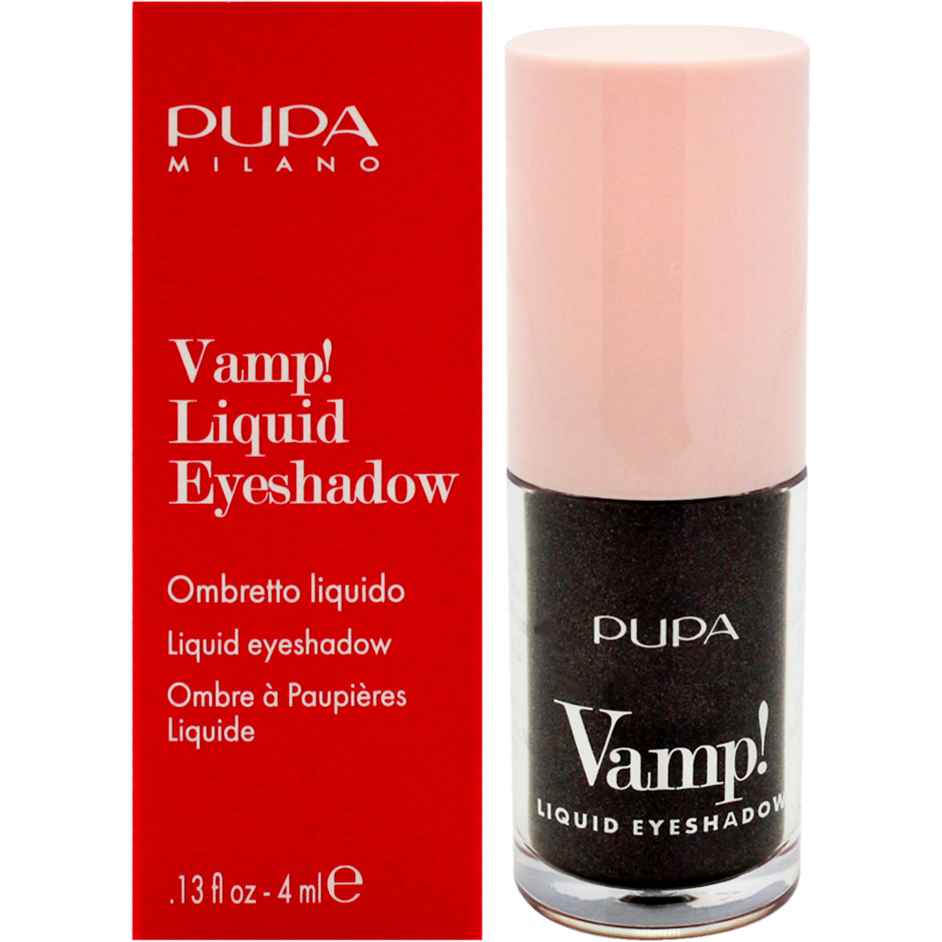 Vamp Liquid Eyeshadow - 012 Anthracite by Pupa Milano for Women - 0.13 oz Eye Shadow