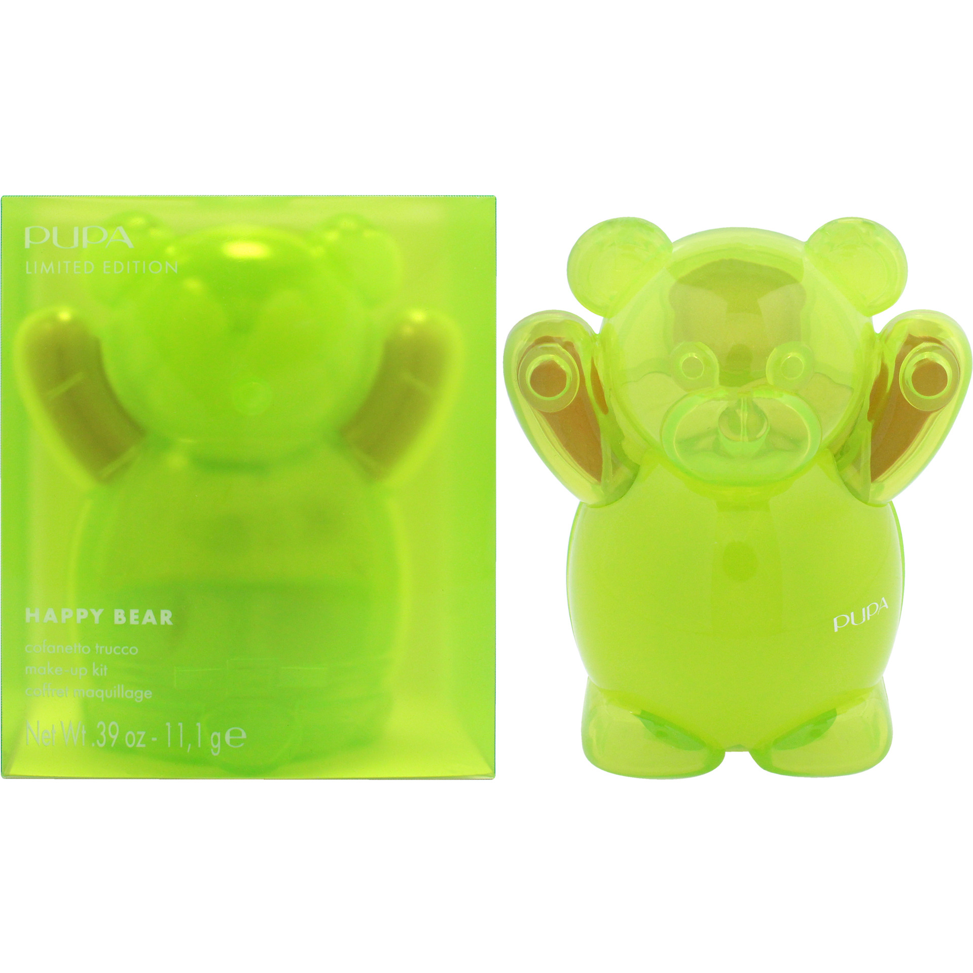 Happy Bear Makeup Kit Limited Edition - 006 Green by Pupa Milano for Women - 0.39 oz Makeup
