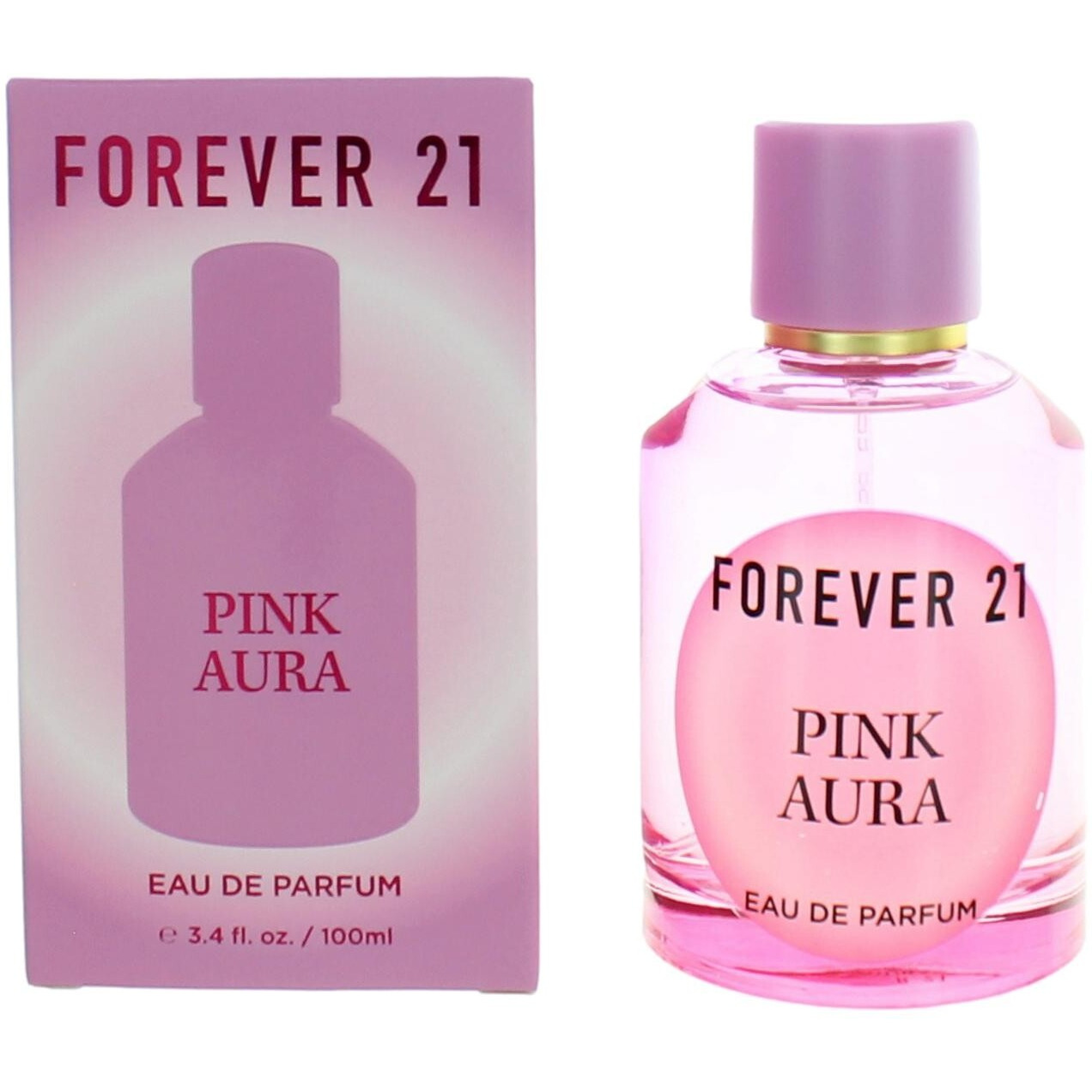 Forever 21 Pink Aura by Forever 21, 3.4 oz Eau De Parfum Spray for Women