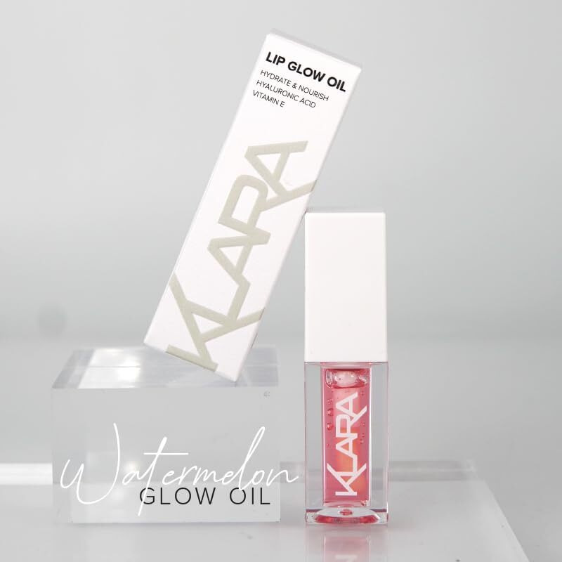 Lip Glow Oil - Watermelon by Klara for Women - 0.2 oz Oil