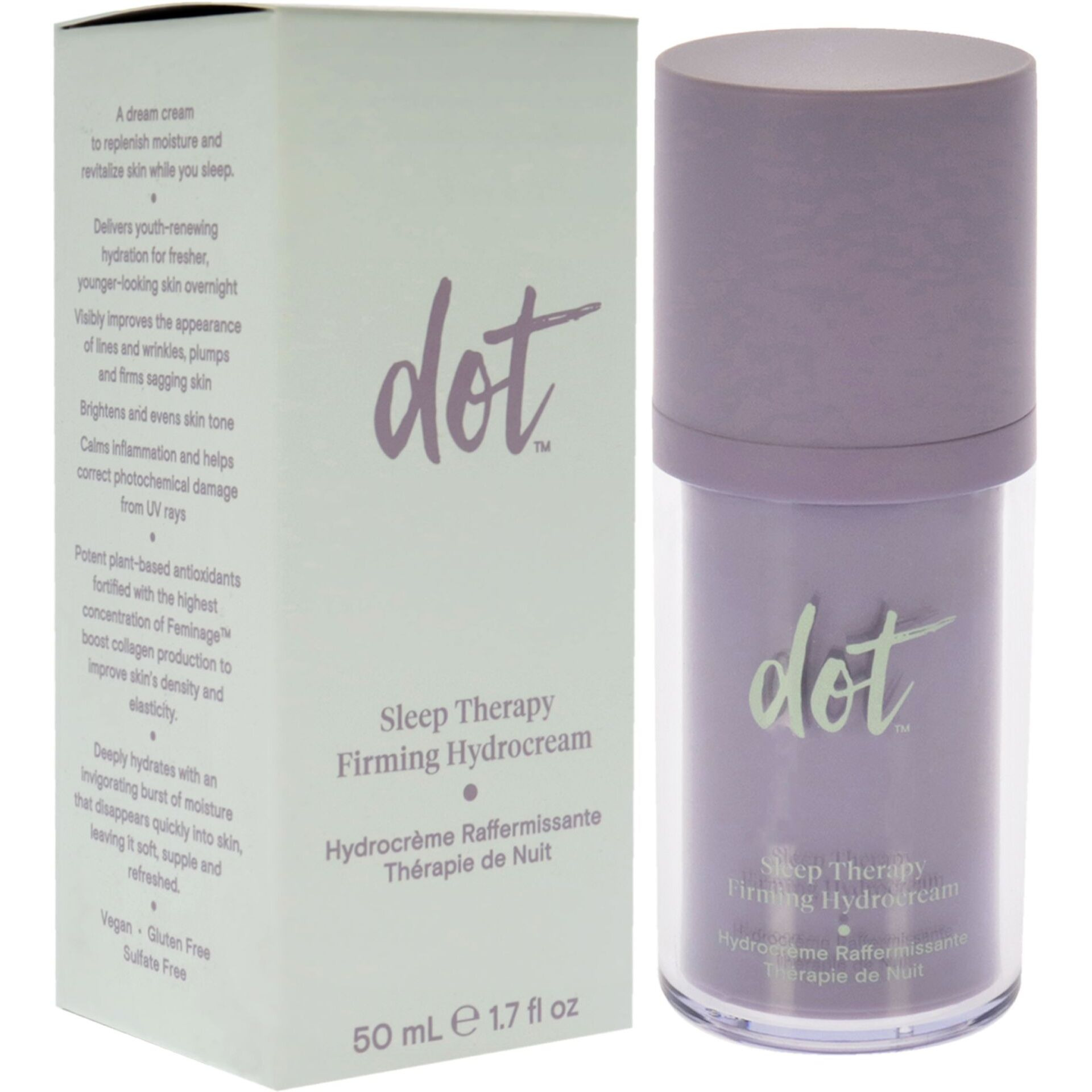 Sleep Therapy Firming Hydrocream by dot for Unisex - 1.7 oz Cream