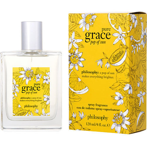 Pure Grace Pop of Sun by Philosophy, 4 oz Eau De Toilette Spray for Women