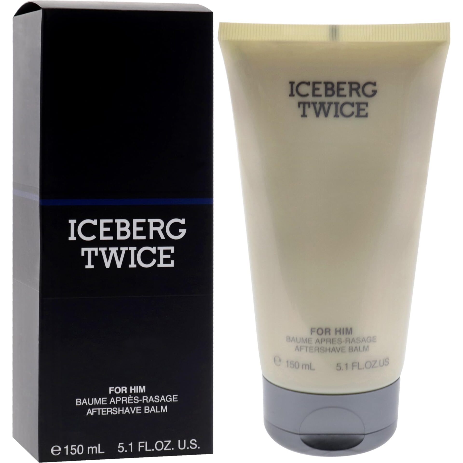 Twice Aftershave Balm by Iceberg for Men - 5.1 oz Balm