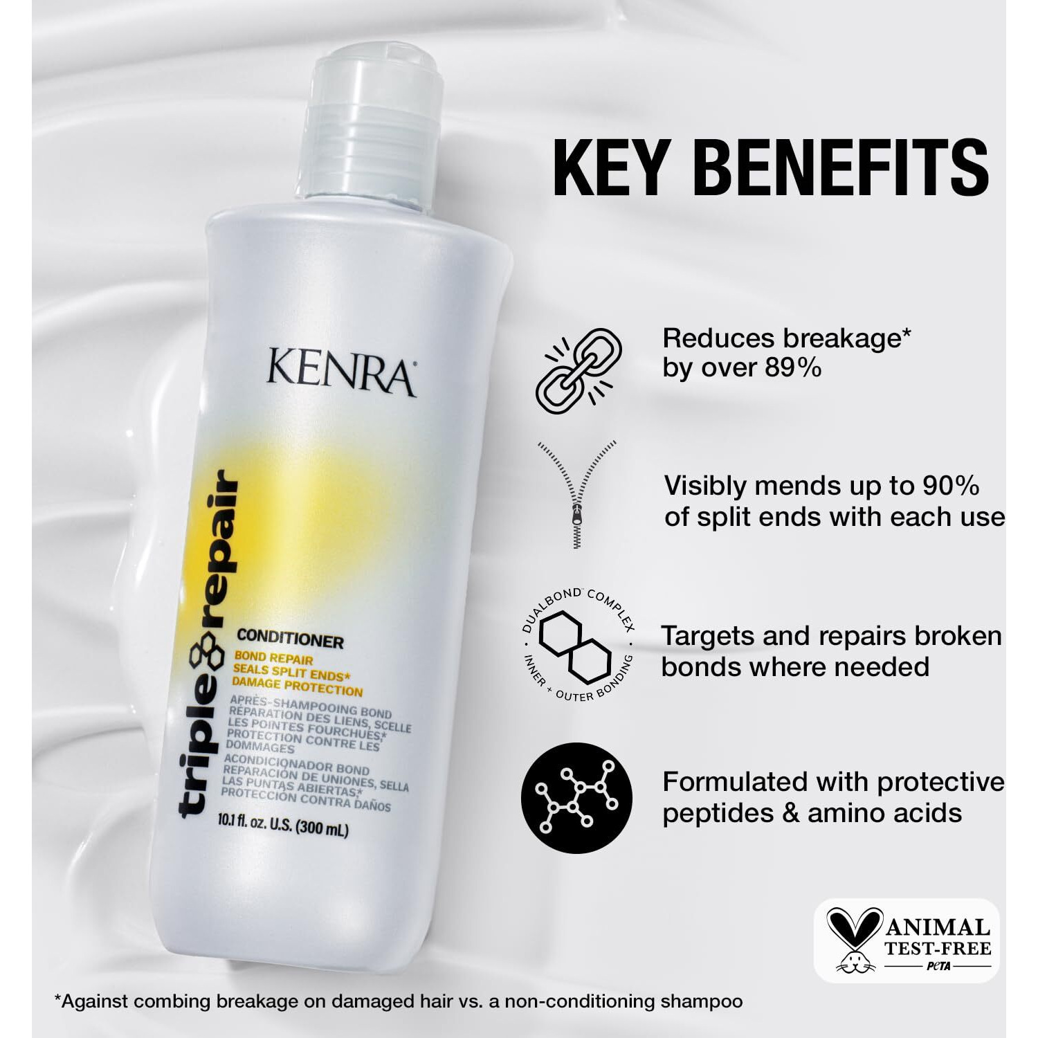 Triple Repair Conditioner by Kenra for Unisex - 33.8 oz Conditioner