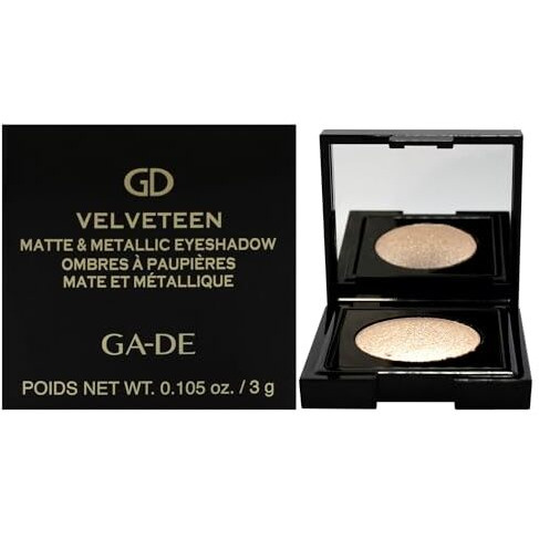 Velveteen Matte and Metallic Eyeshadow - 188 Quartz by GA-DE for Women - 0.105 oz Eye Shadow