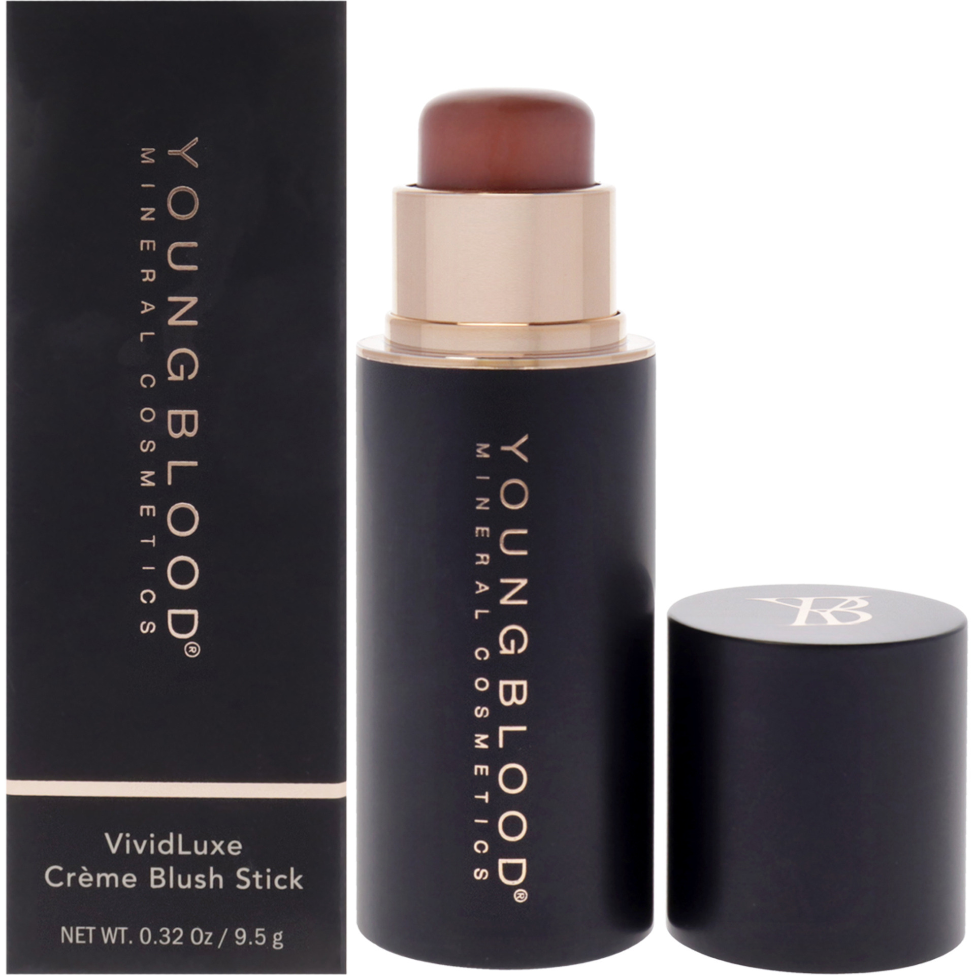 VividLuxe Creme Blush Stick - Tiramisu by Youngblood for Women - 0.32 oz Blush