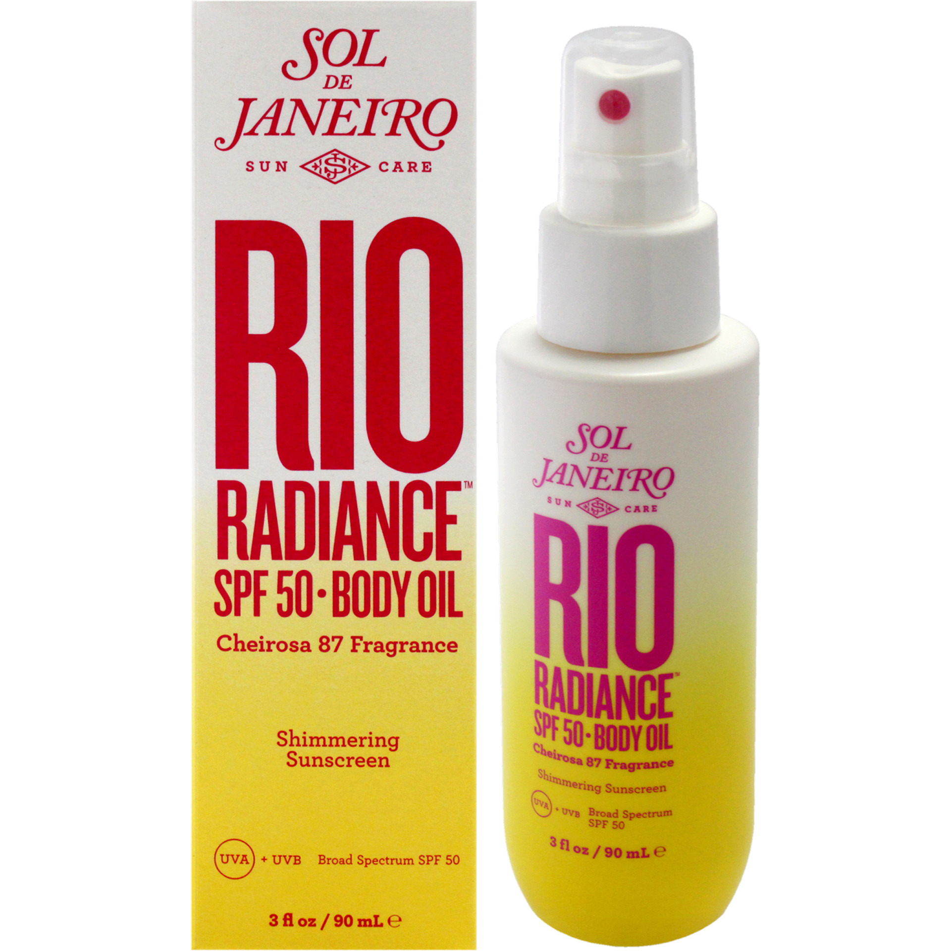 Rio Radiance SPF 50 Body Oil by Sol de Janeiro for Unisex - 3 oz Oil