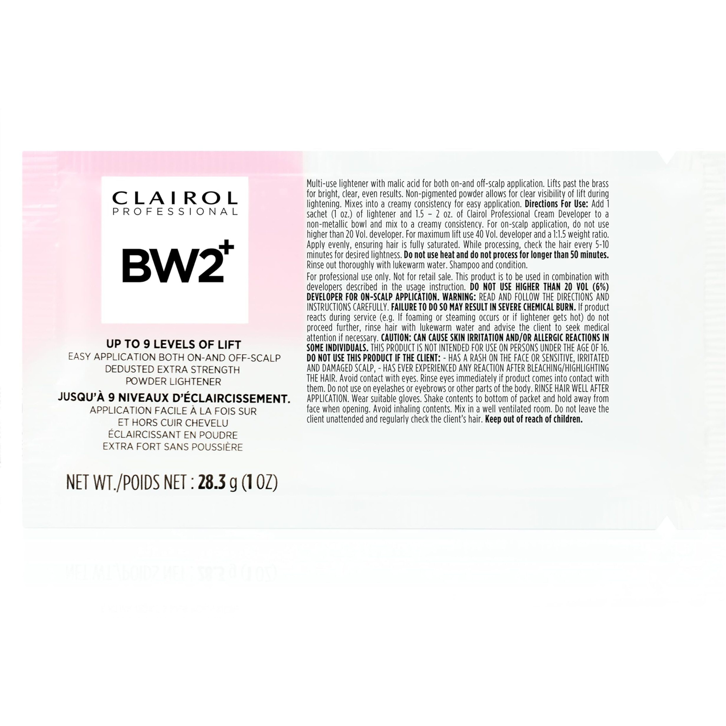 Professional Basic White 2 Powder Lighteners by Clairol for Unisex - 1 oz Lightener