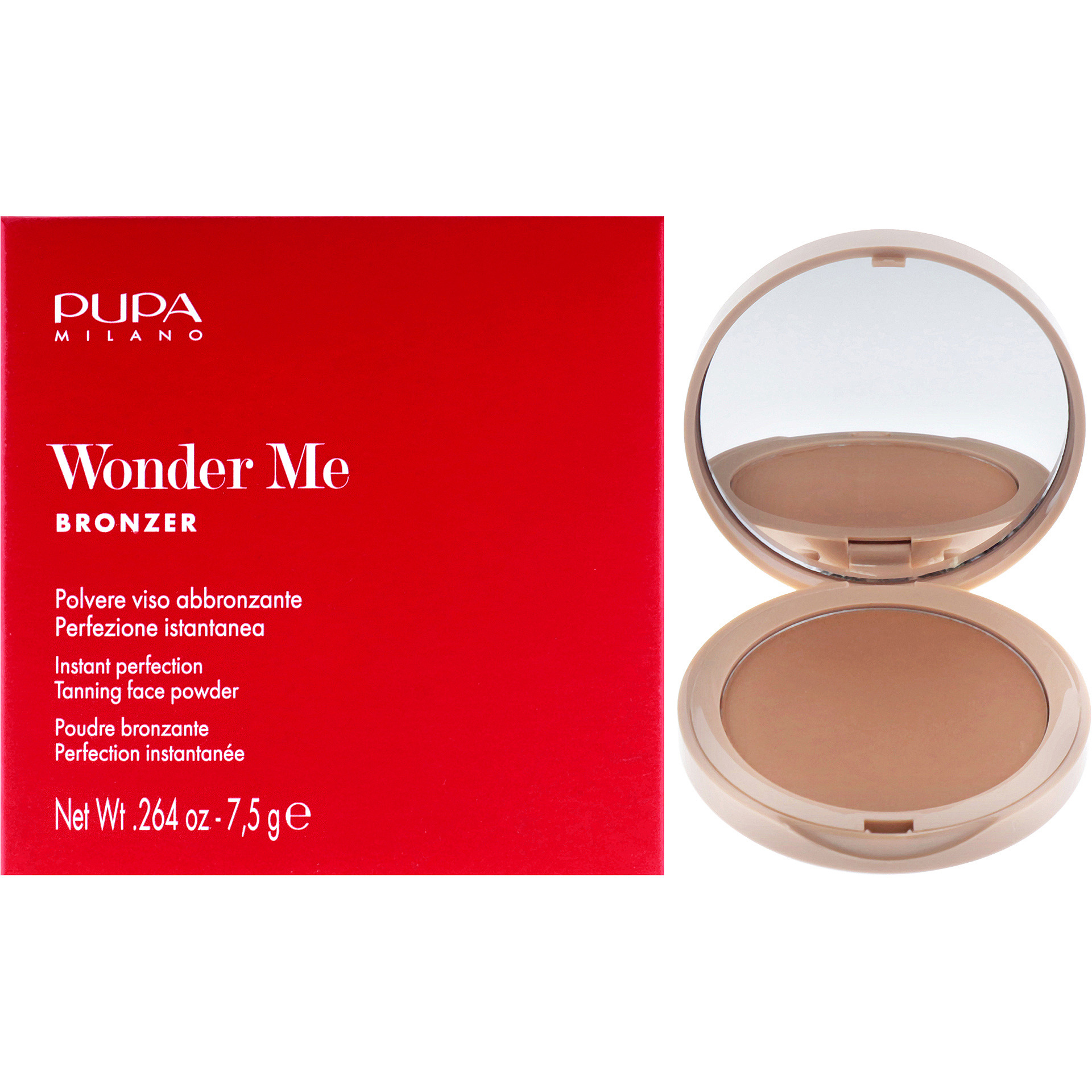 Wonder Me Bronzer - 002 Medium Warm by Pupa Milano for Women - 0.264 oz Bronzer