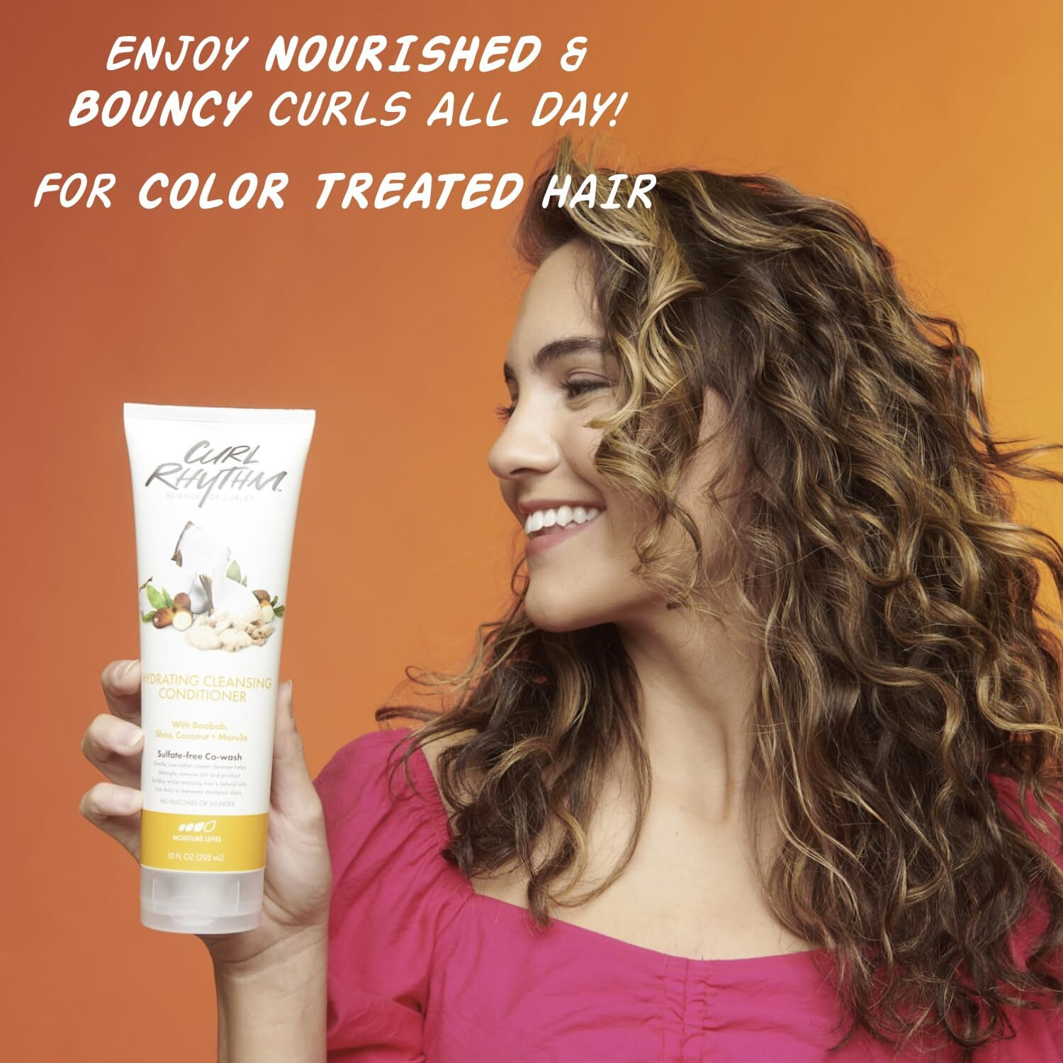 Hydrating Cleansing Conditioner by Curl Rhythm for Women - 10 oz Conditioner