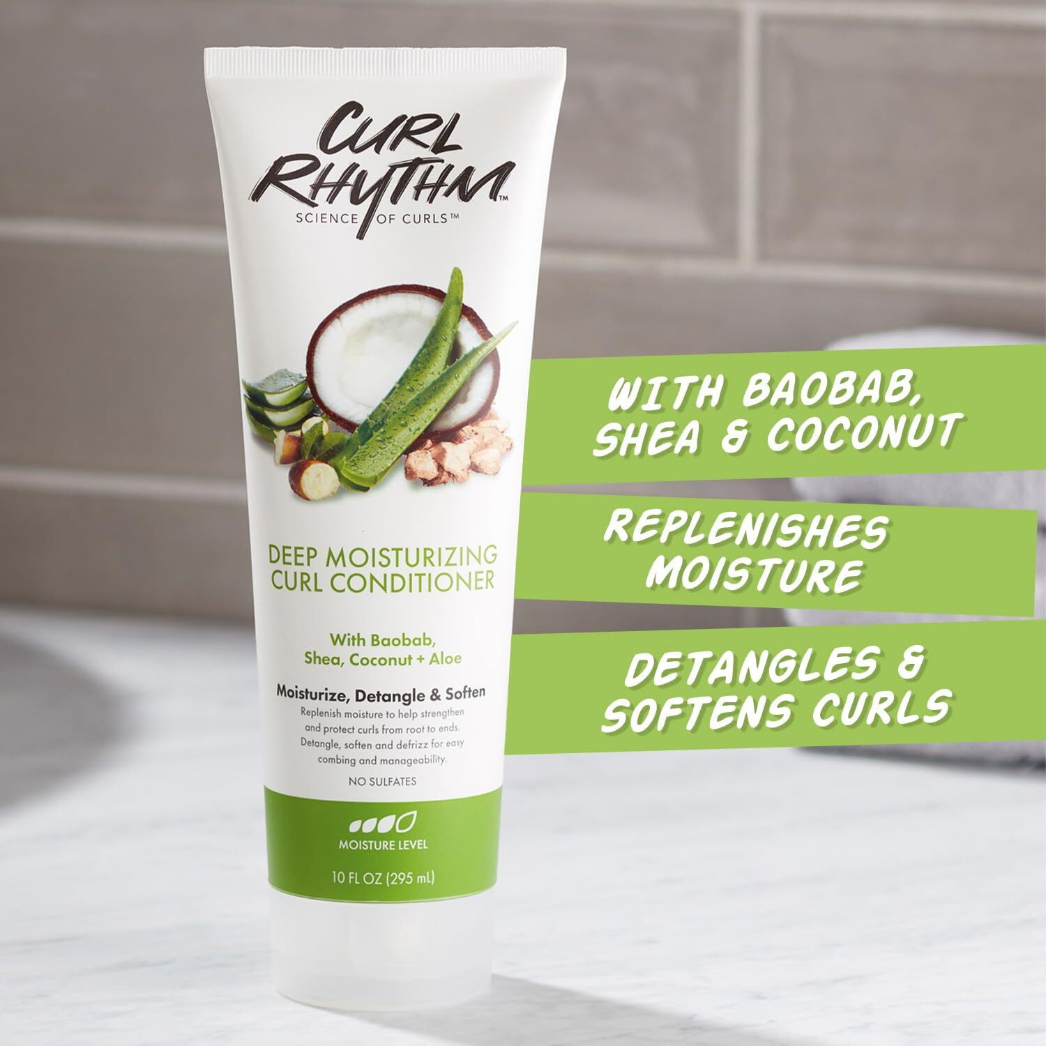 Deep Moisturizing Curl Conditioner by Curl Rhythm for Women - 10 oz Conditioner