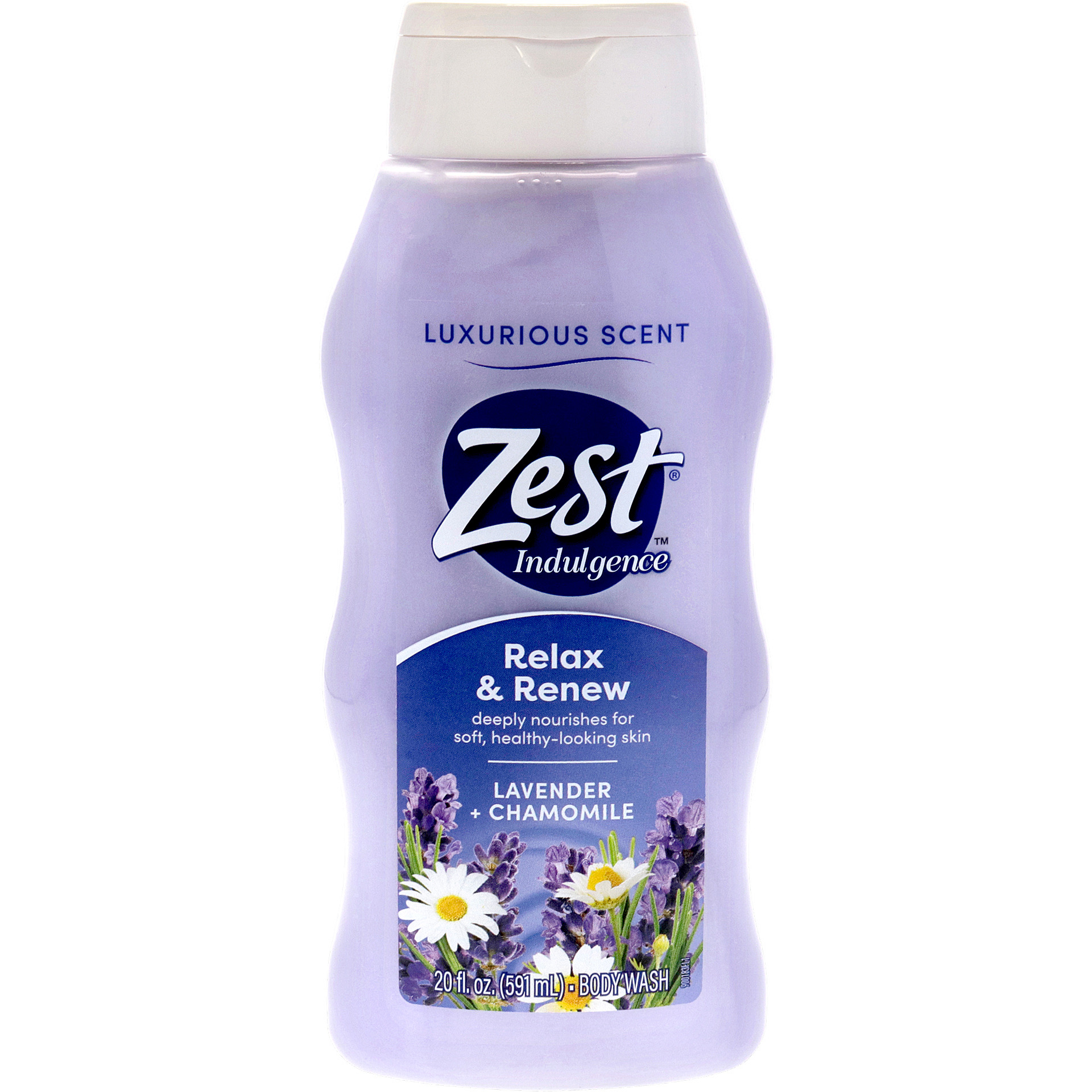 Relax and Renew Body Wash - Lavender and Chamomile by Zest for Women - 20 oz Body Wash