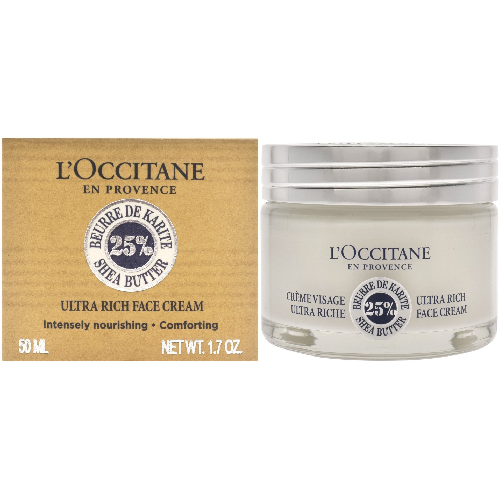 Shea Butter Ultra Rich Face Cream by LOccitane for Unisex - 1.7 oz Face Cream