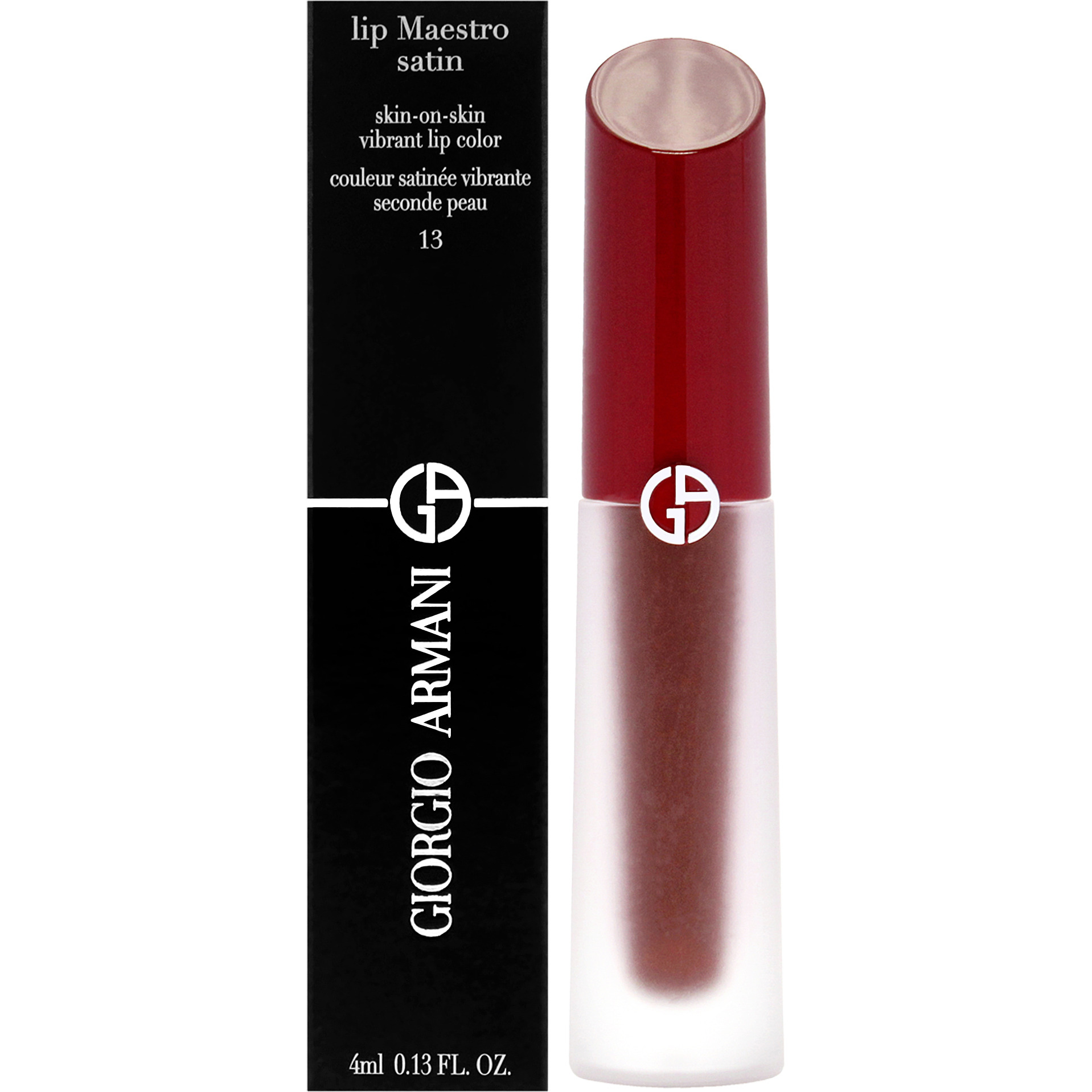 Lip Maestro Satin Lipstick - 13 Gala Night by Giorgio Armani for Women - 0.13 oz Lipstick
