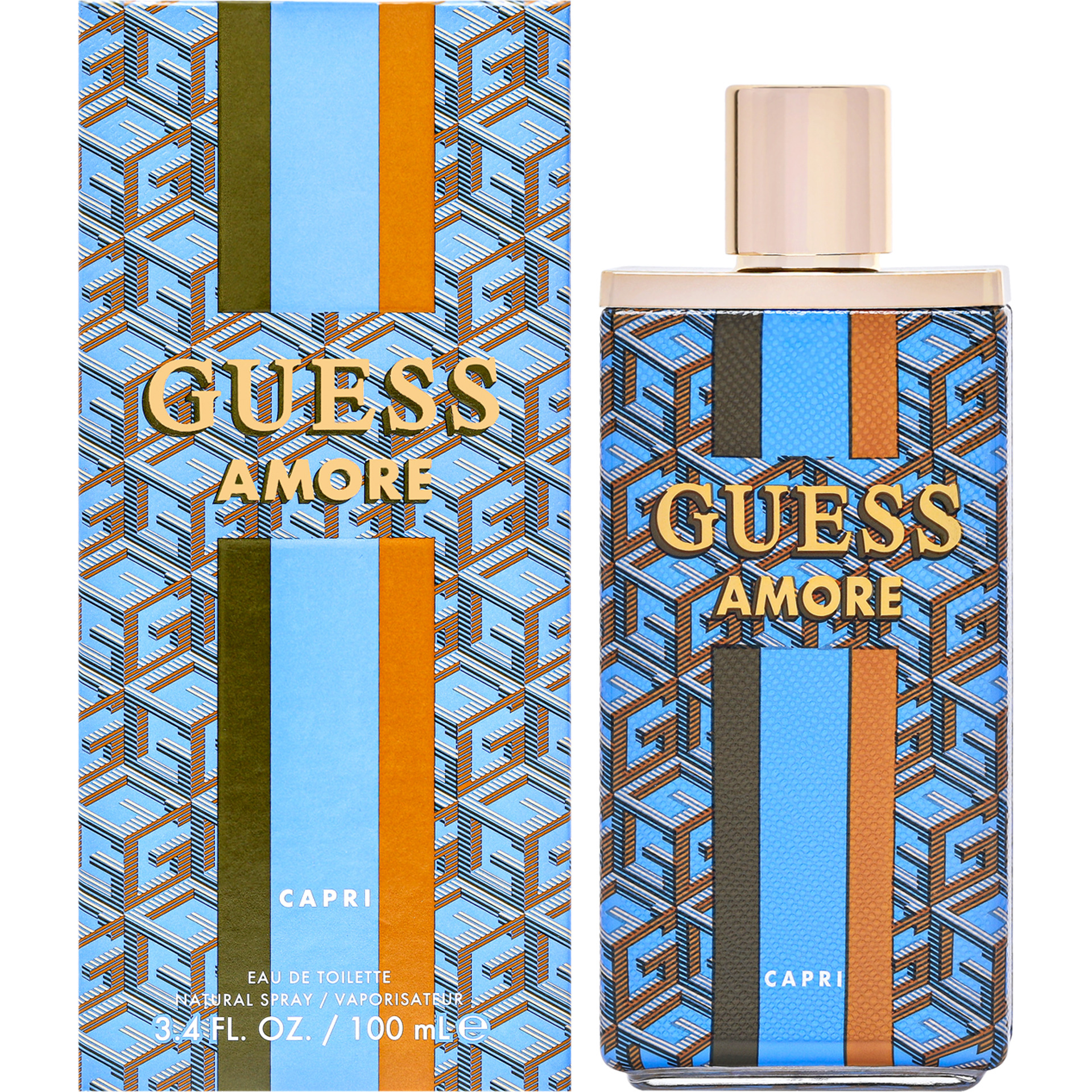 Amore Capri by Guess for Unisex - 3.4 oz EDT Spray
