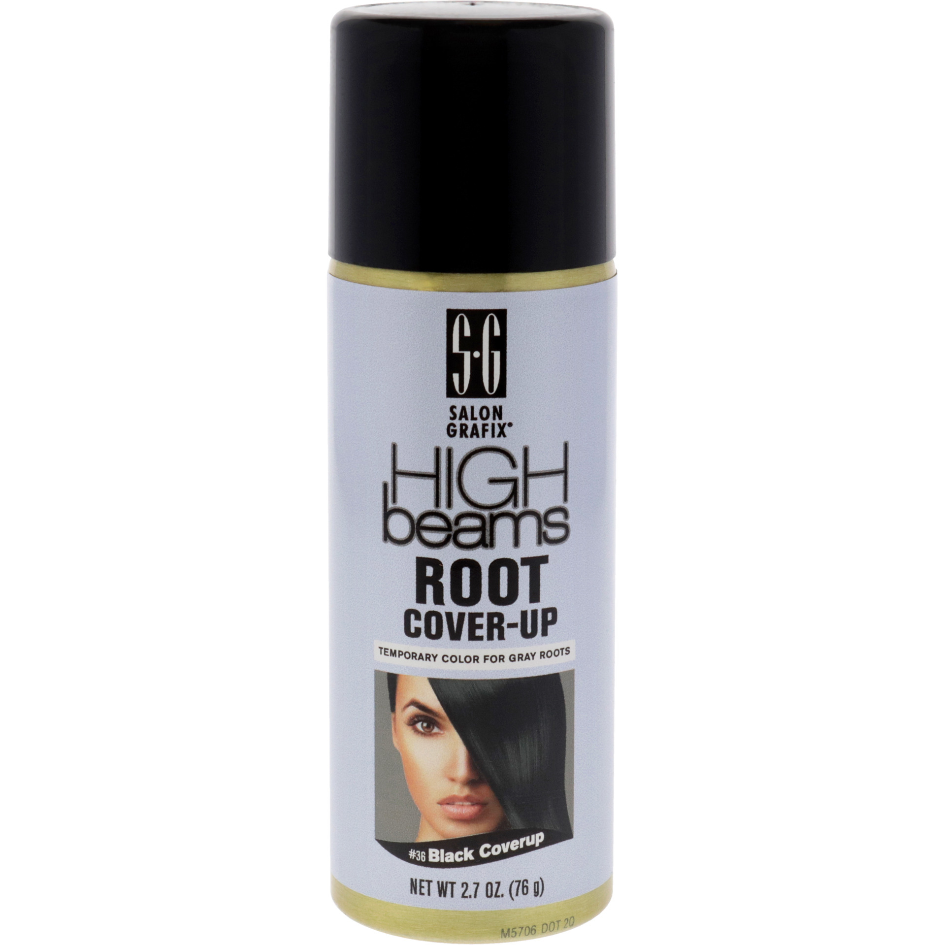 High Beams Root Cover-Up Temporary Spray - 36 Black by Salon Grafix for Unisex - 2.7 oz Hair Color