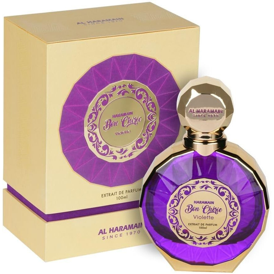 Bon Cherie Violette by Al Haramain for Women - 3.33 oz Extrait De Parfum Spray