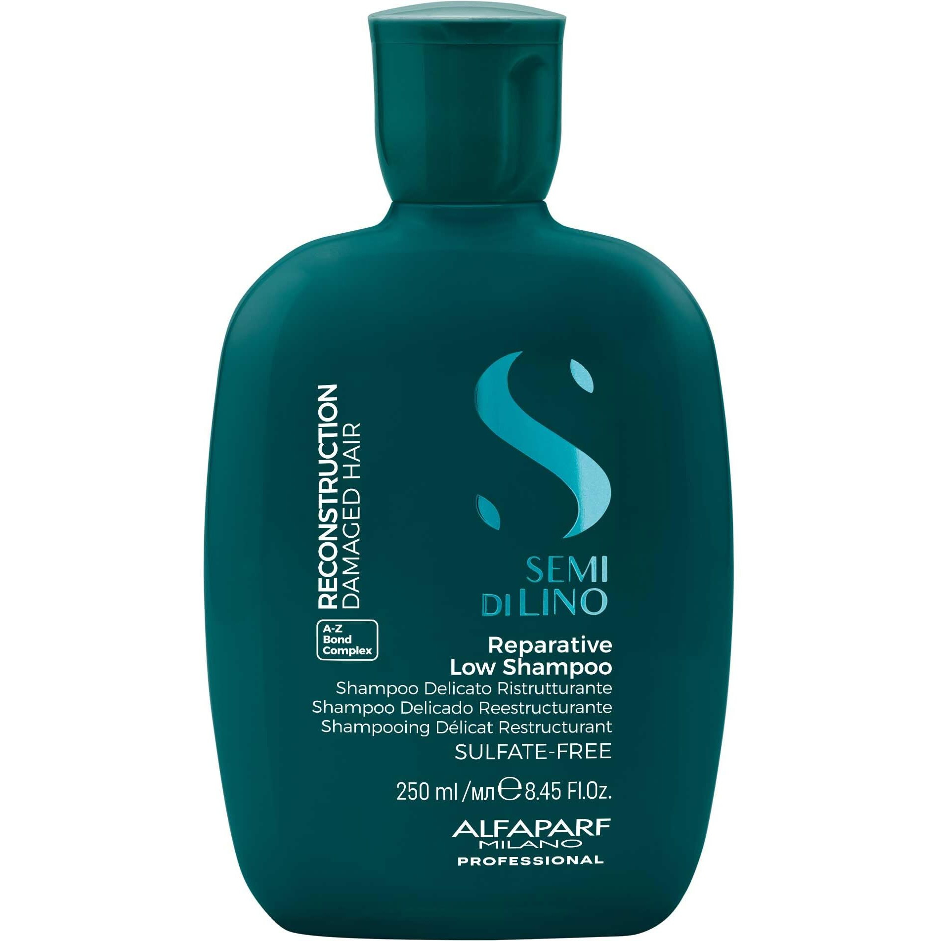 Semi Di Lino Reconstruction Reparative Low Shampoo by Alfaparf Milano for Unisex - 8.45 oz Shampoo