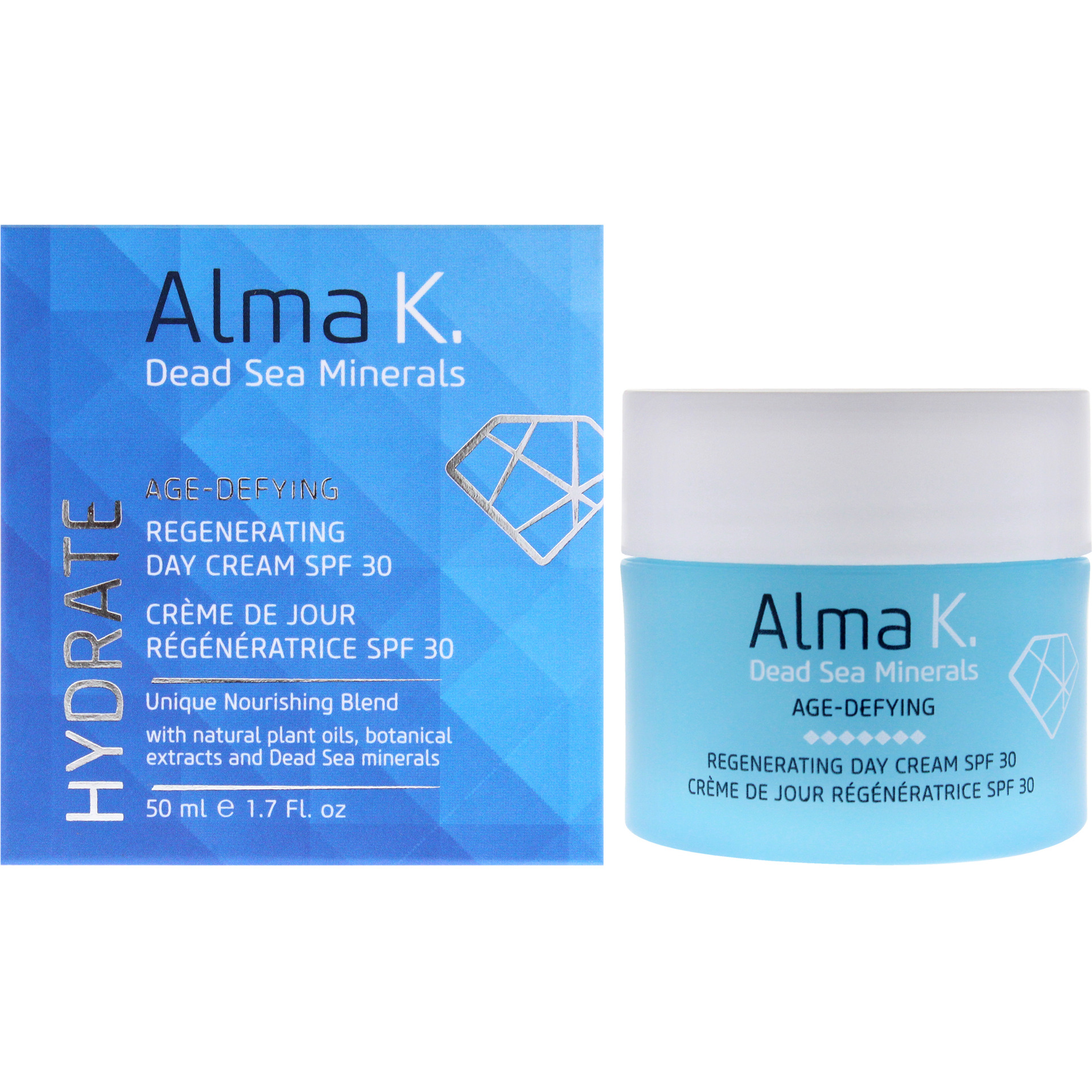 Age Defying Regenerating Day Cream SPF 30 by Alma K for Women - 1.7 oz Cream