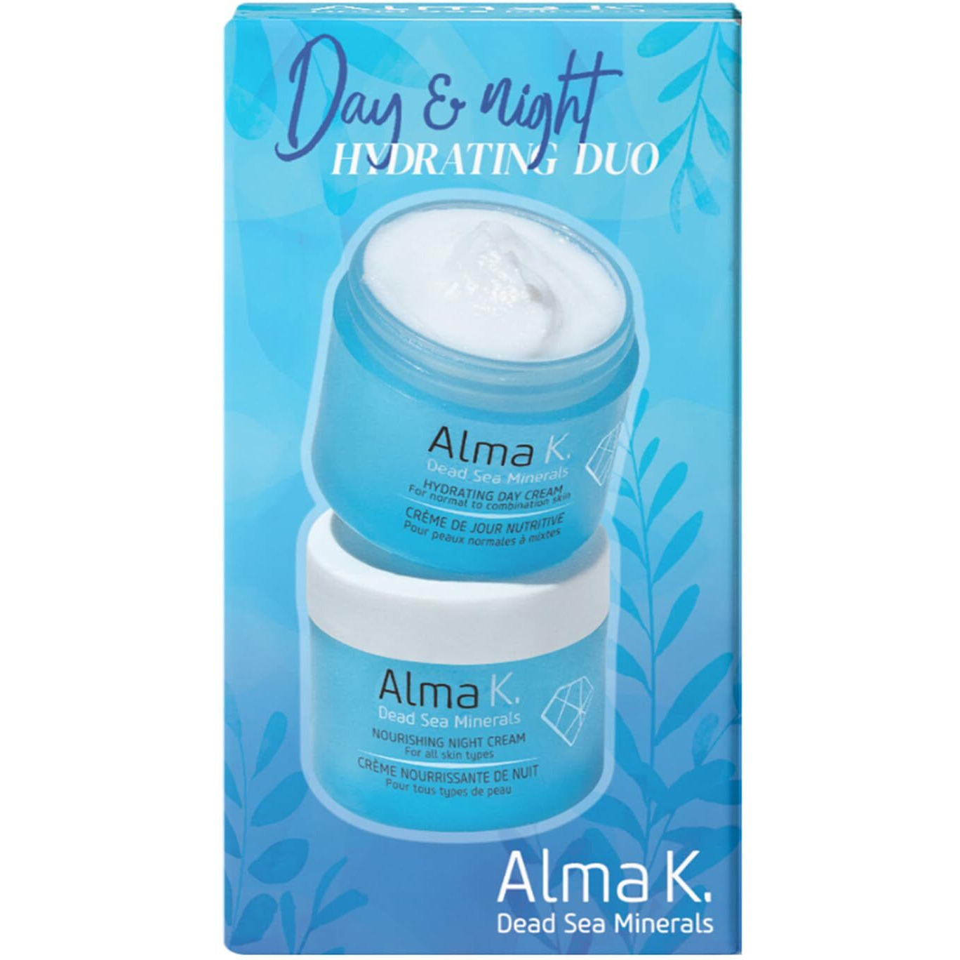 Day and Night Hydrating Duo by Alma K for Women - 2 Pc 1.7oz Hydrating Day Cream for Normal to Combination Skin, 1.7oz Nourishing Night Cream for All Skin Types
